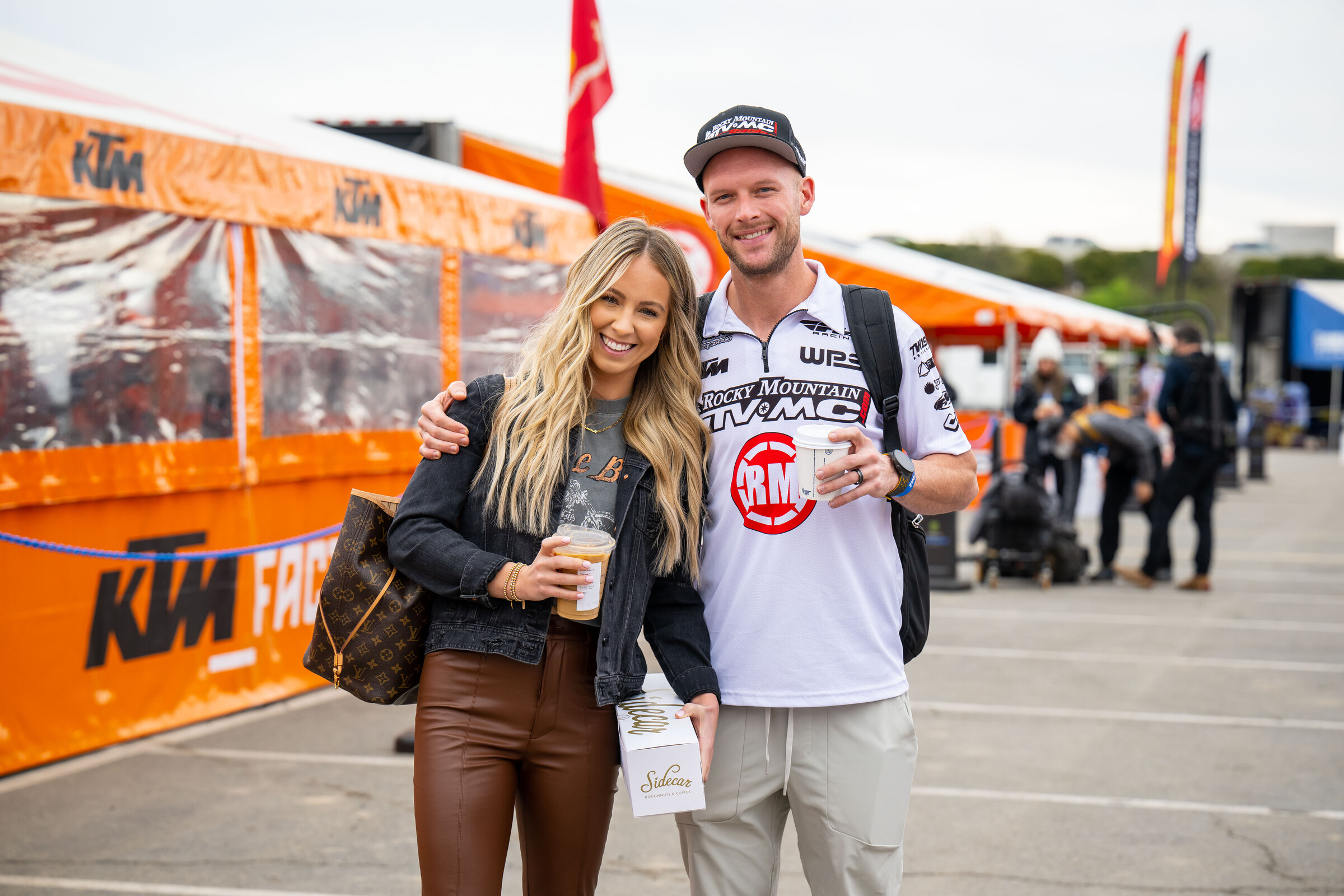 Shane and his wife Joy pre-race.