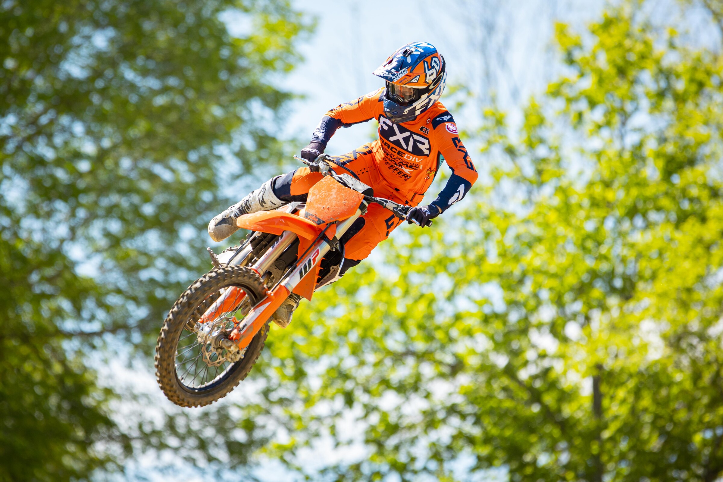 Kris Keefer in action on the 2023 KTM 450 SX-F.