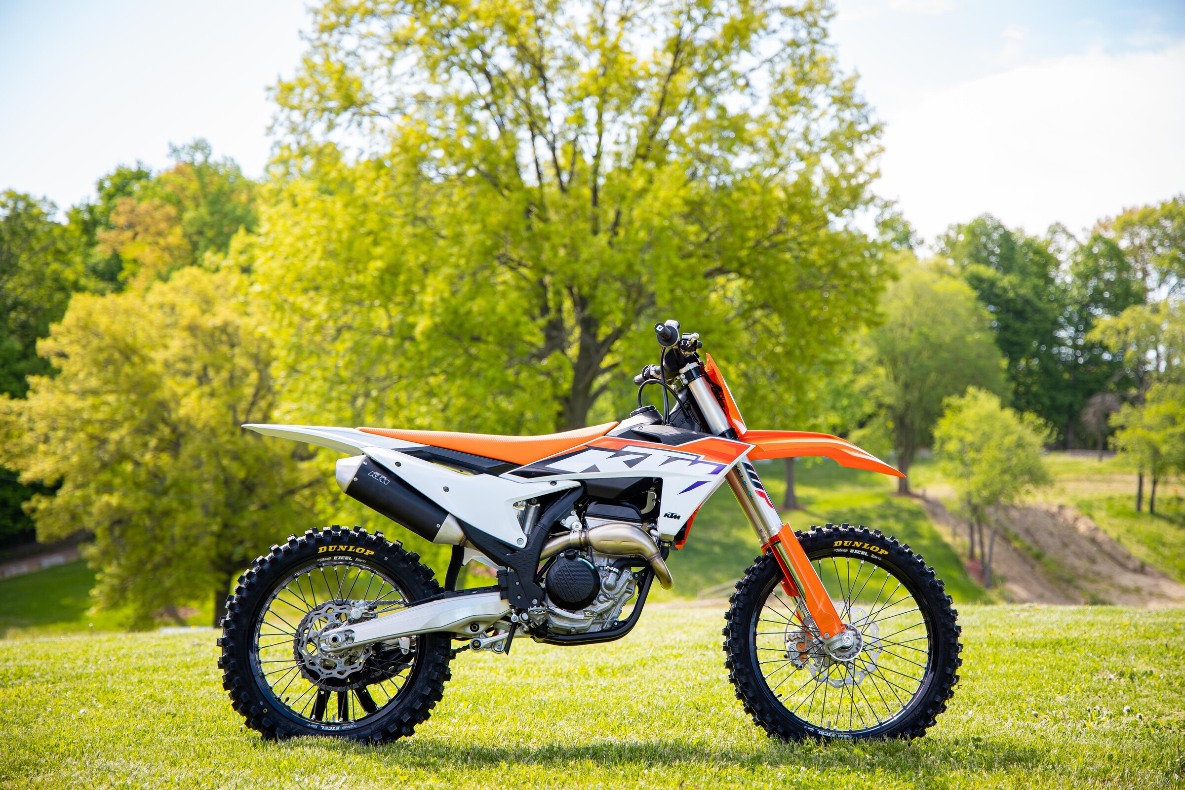 Kris & Aden Keefer Ride 2023 KTM 250 SX-F at RedBud | First Impression ...