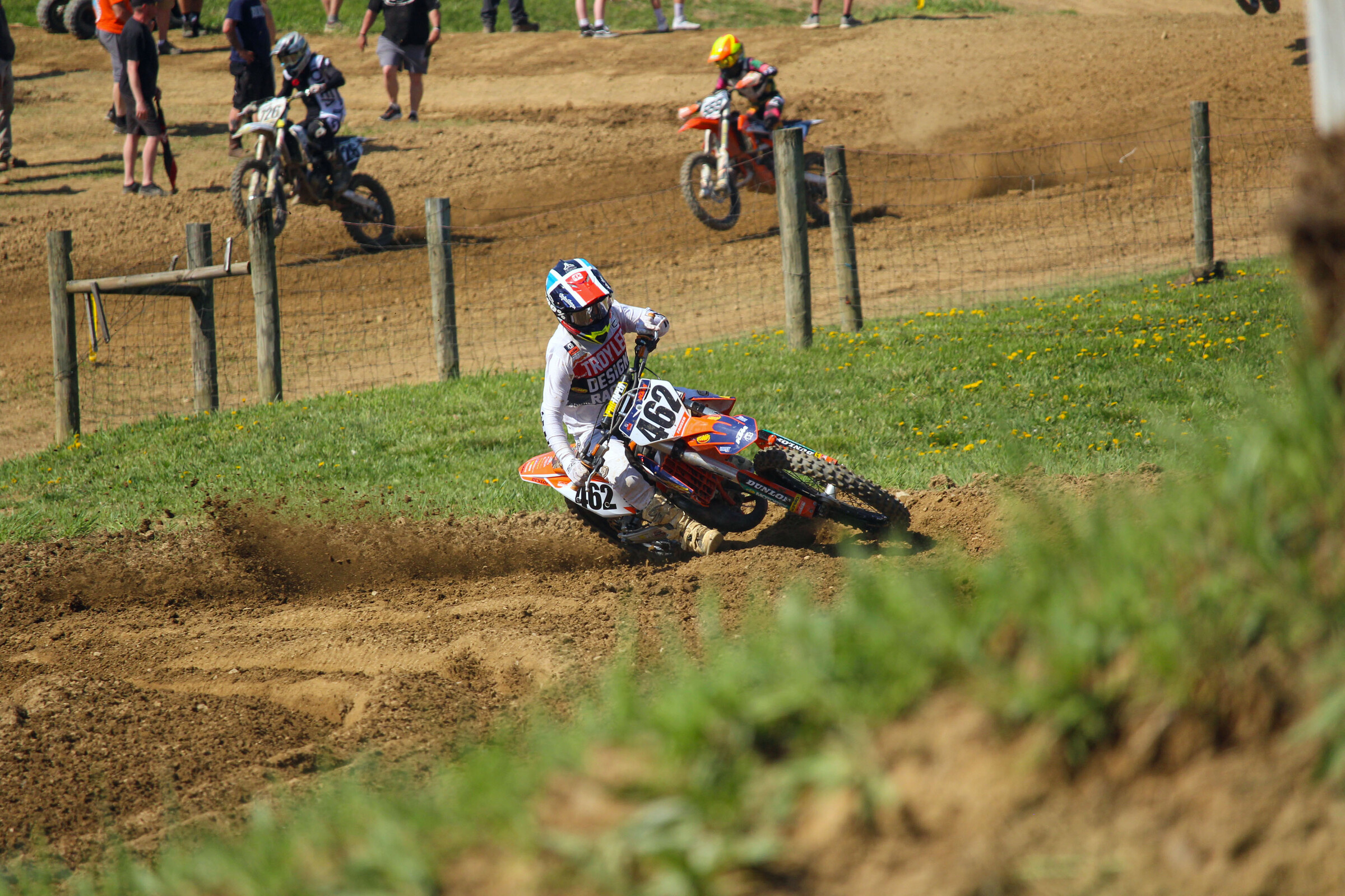 Luke Fauser at High Point Raceway in April.
