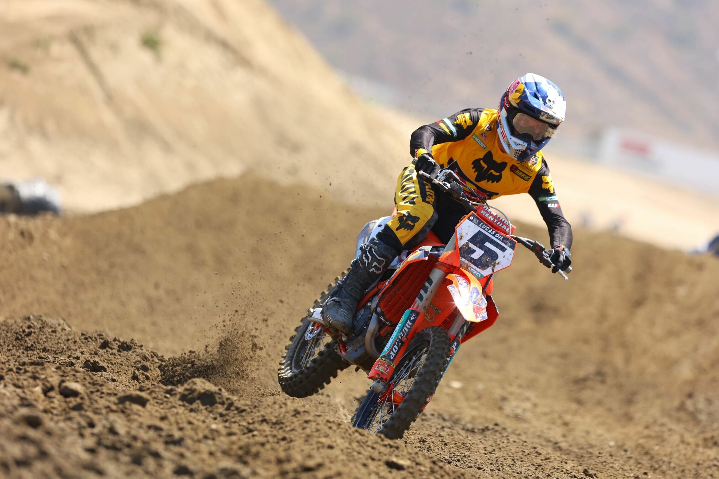 Ryan Dungey at the preseason ride day at Fox Raceway at Pala on May 24.