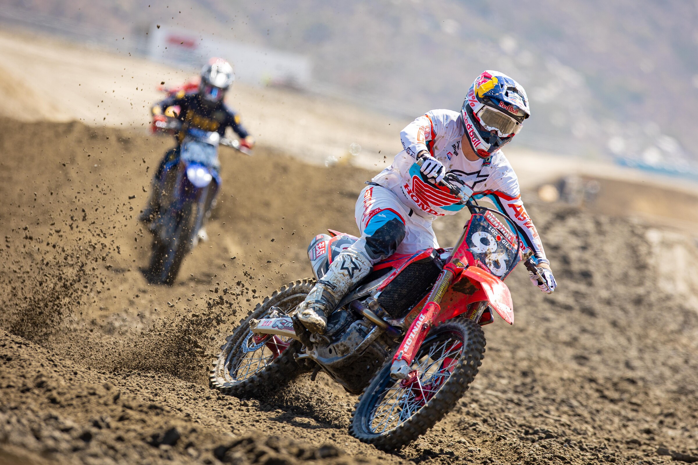 Hunter Lawrence at the ride day at Fox Raceway at Pala on Tuesday.