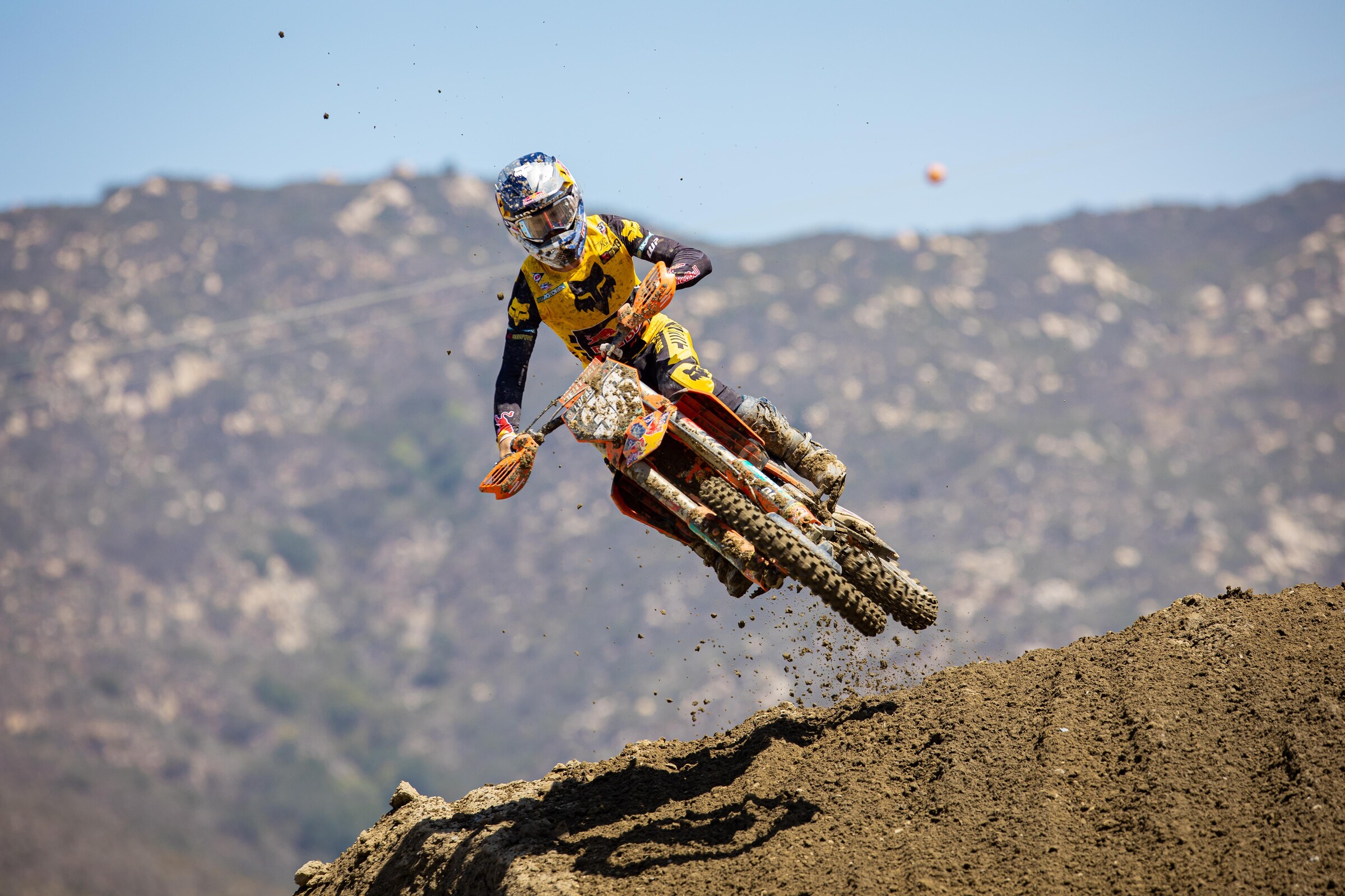 Max Vohland at the ride day at Fox Raceway at Pala on Tuesday.