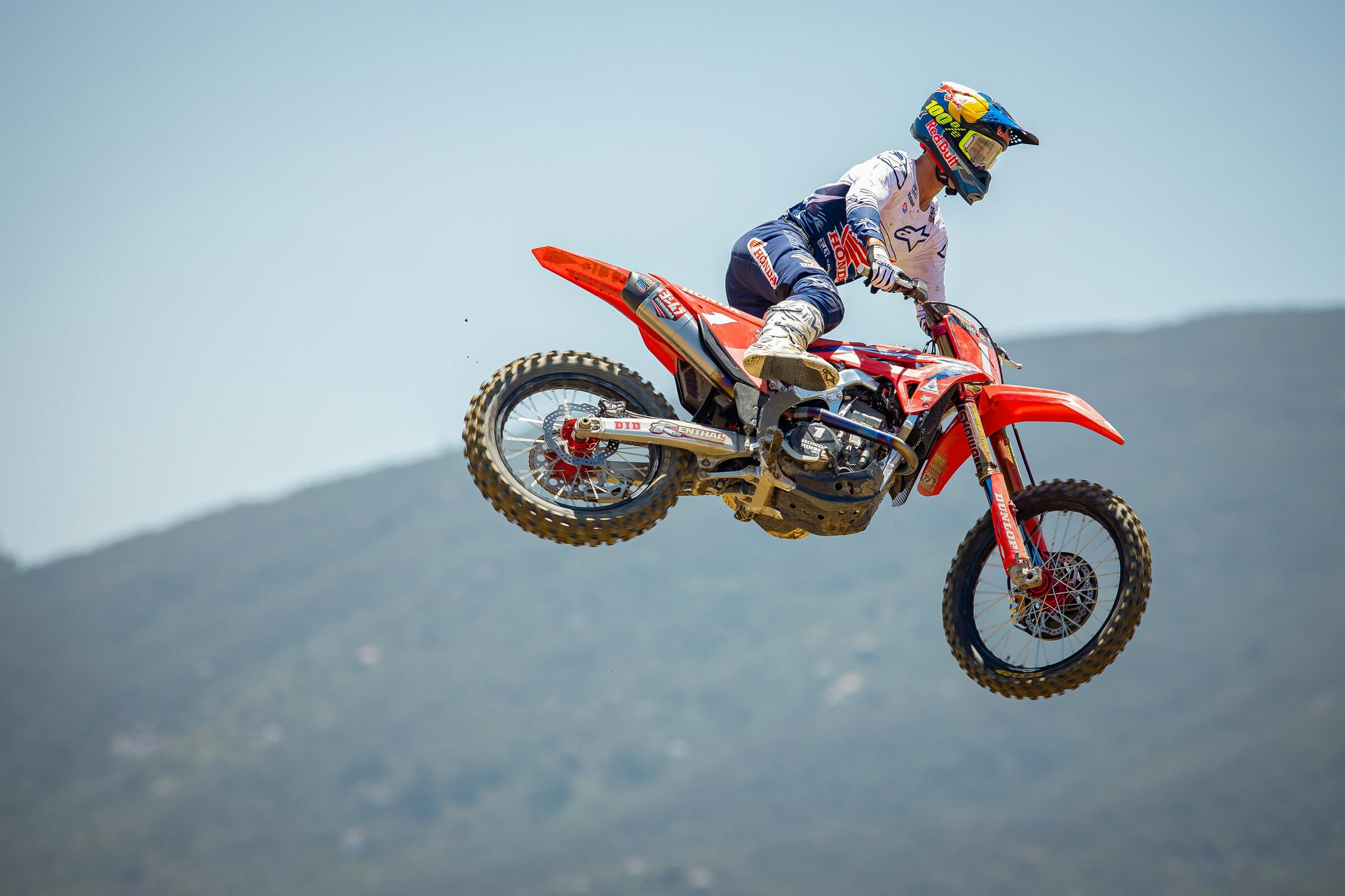 Jett Lawrence is ready to defend his #1 plate.