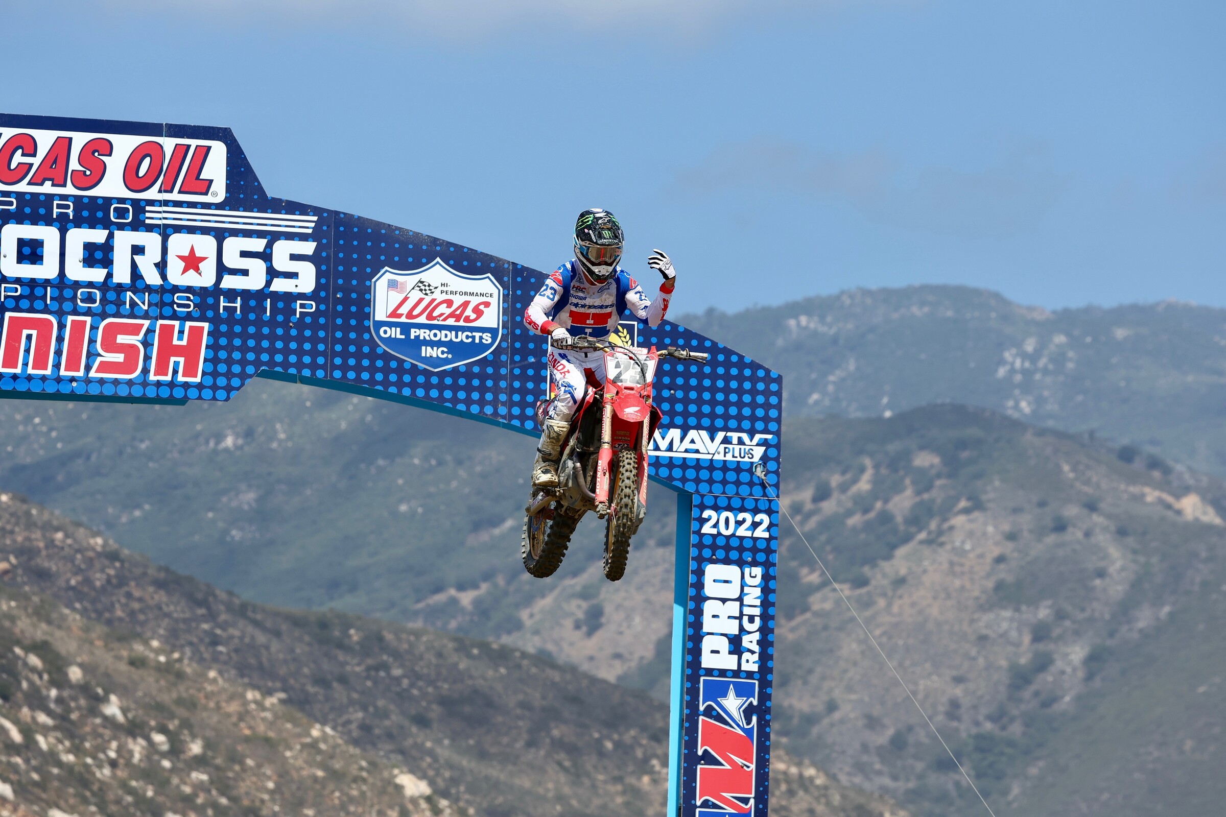 Chase Sexton wins moto one at Fox Raceway 1.