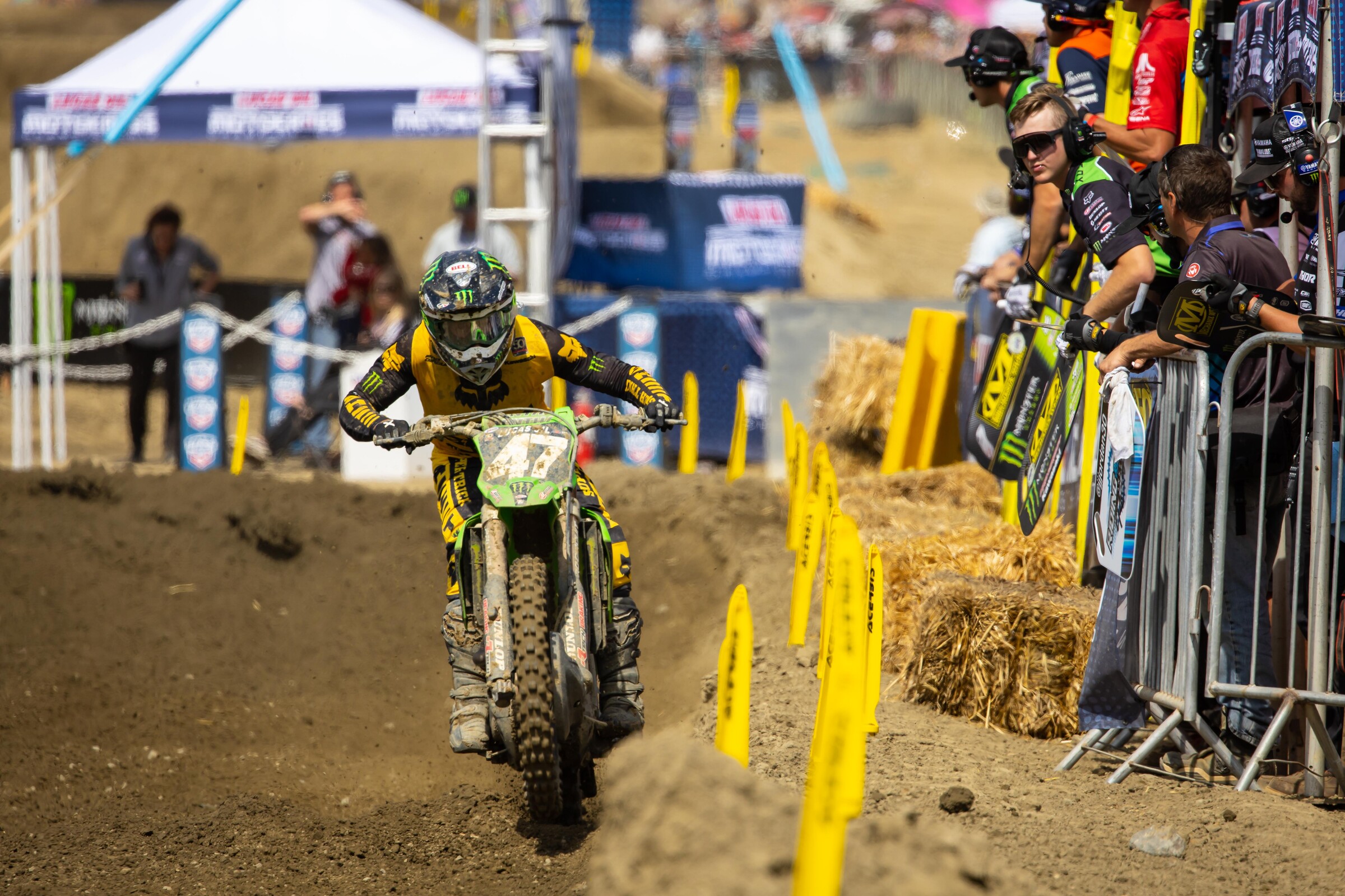 Seth Hammaker topped qualifying but struggled a bit in the motos to come home seventh overall.