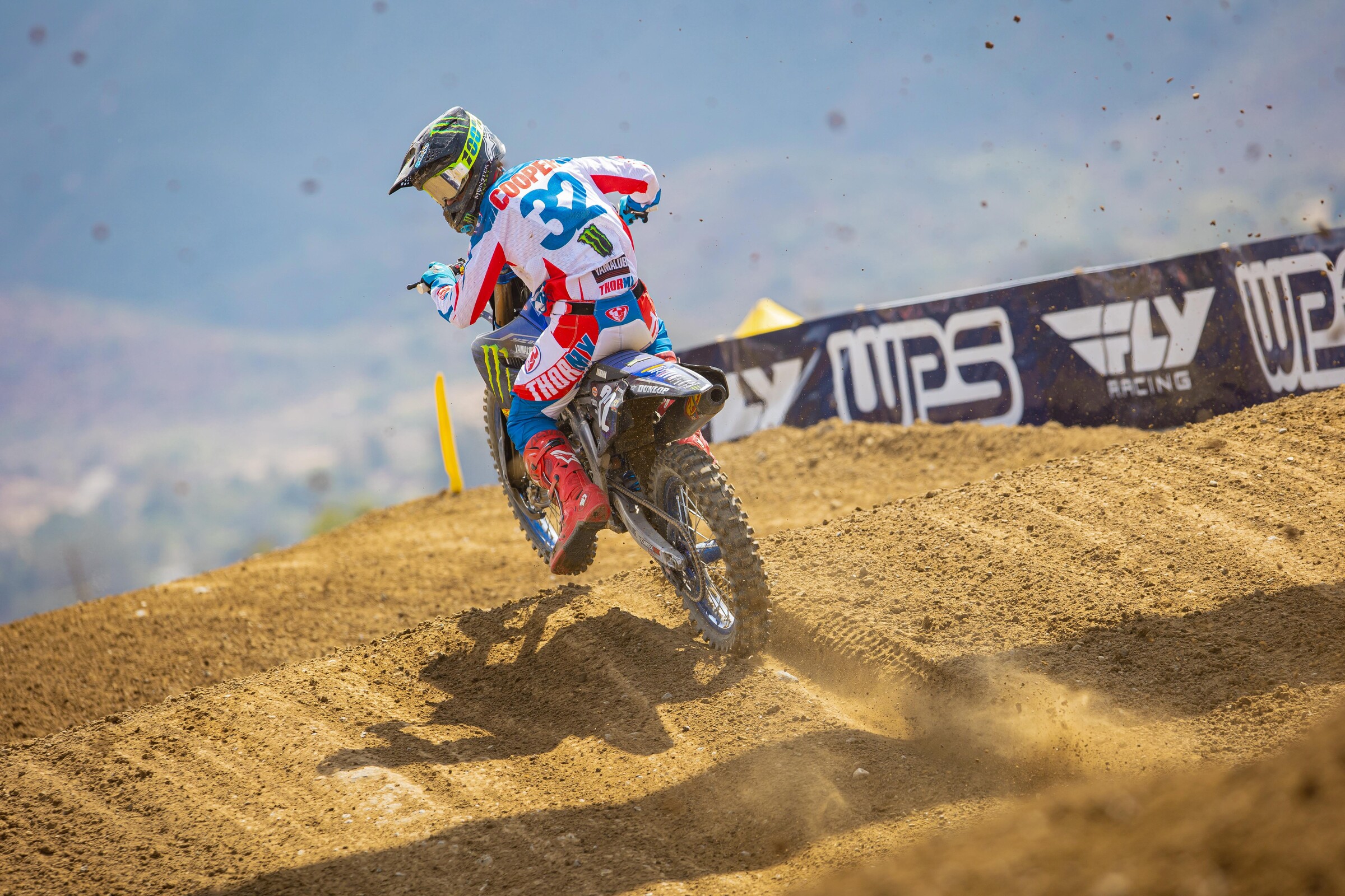 Justin Cooper was looking back late in the motos. He finished 11-13 for 12th overall.