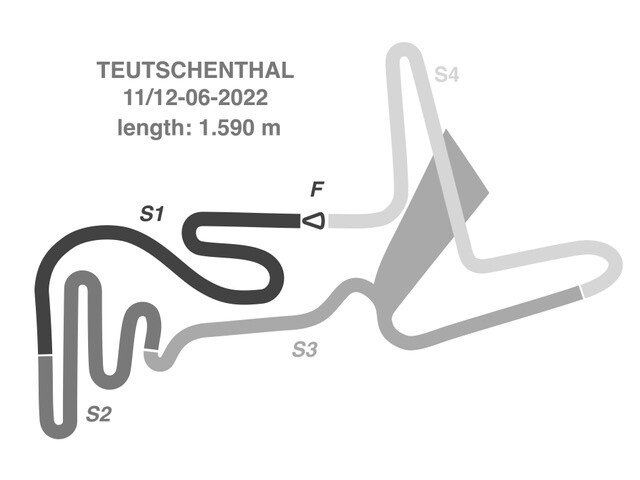 The 2022 MXGP of Germany layout.