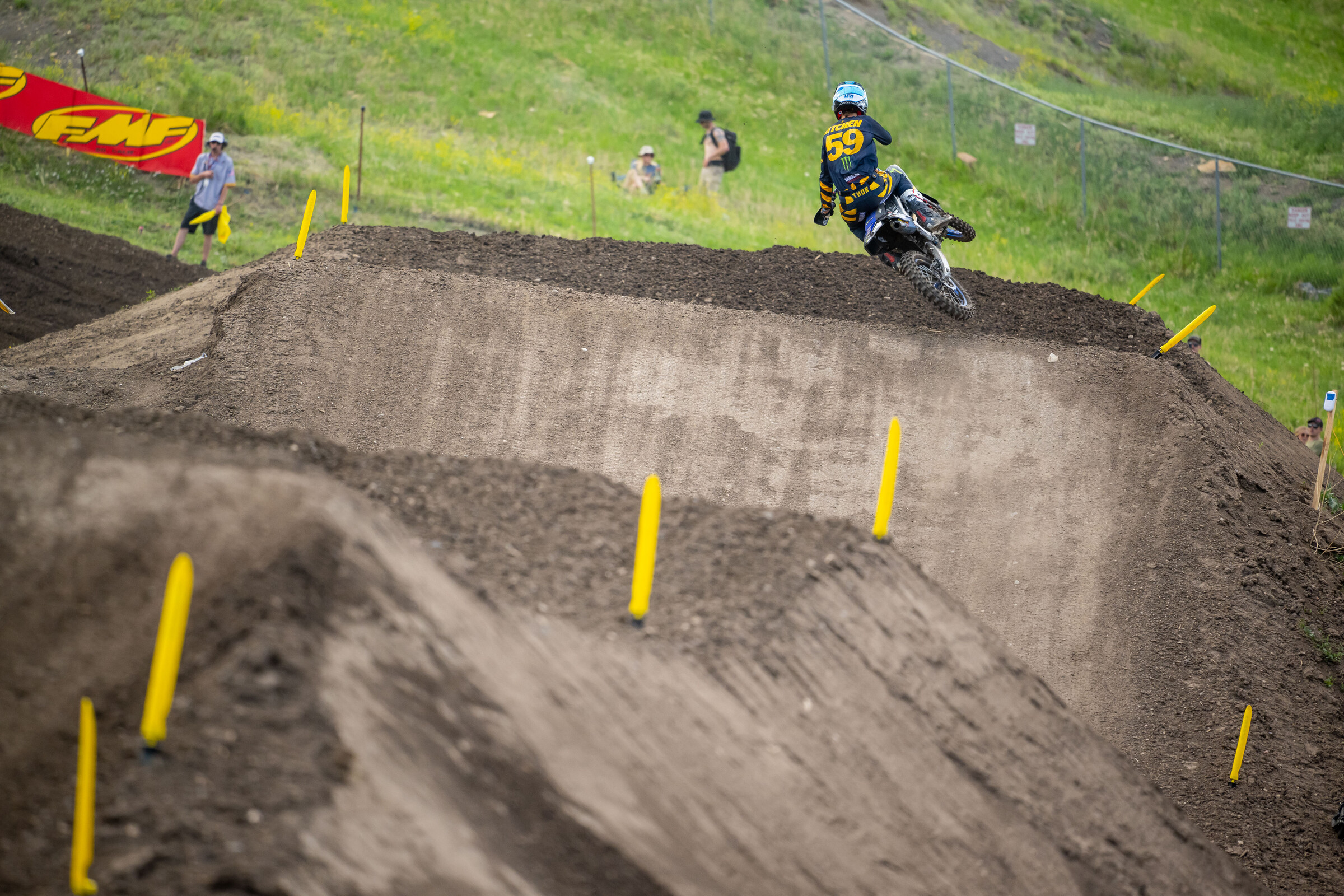 Kitchen led his first Pro Motocross laps at the third round and delivered a career-first moto win as well.