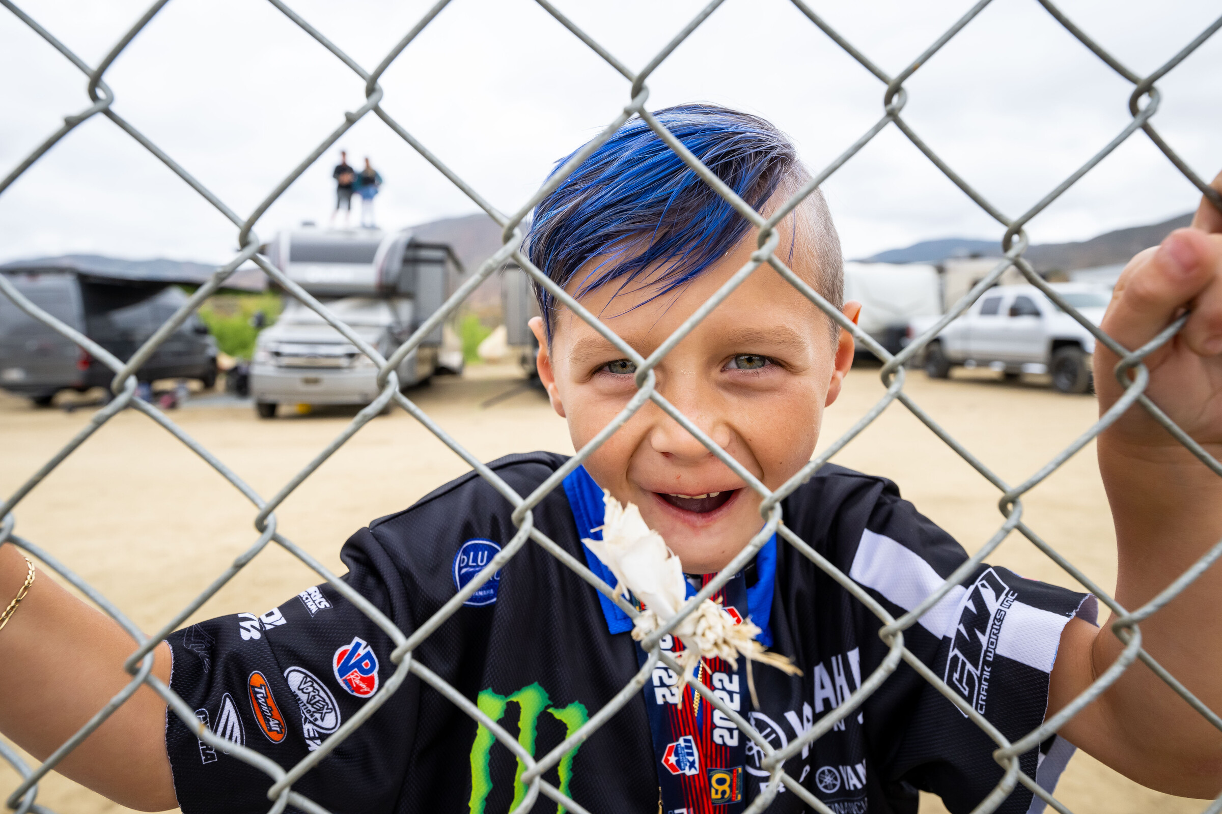 Jagger Craig has been all blue after his dad’s first SX title.
