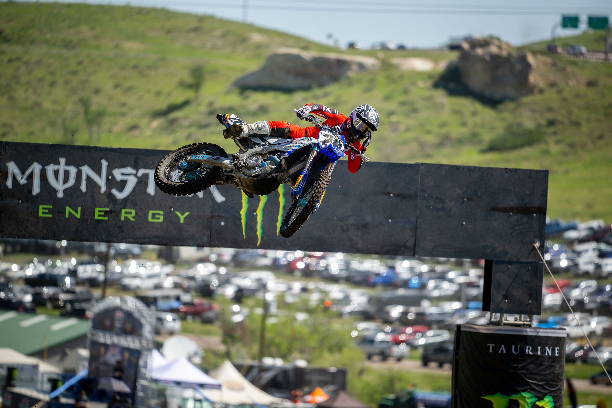 Alex Martin showed heart at Thunder Valley by finishing out the second momto after a massive crash.