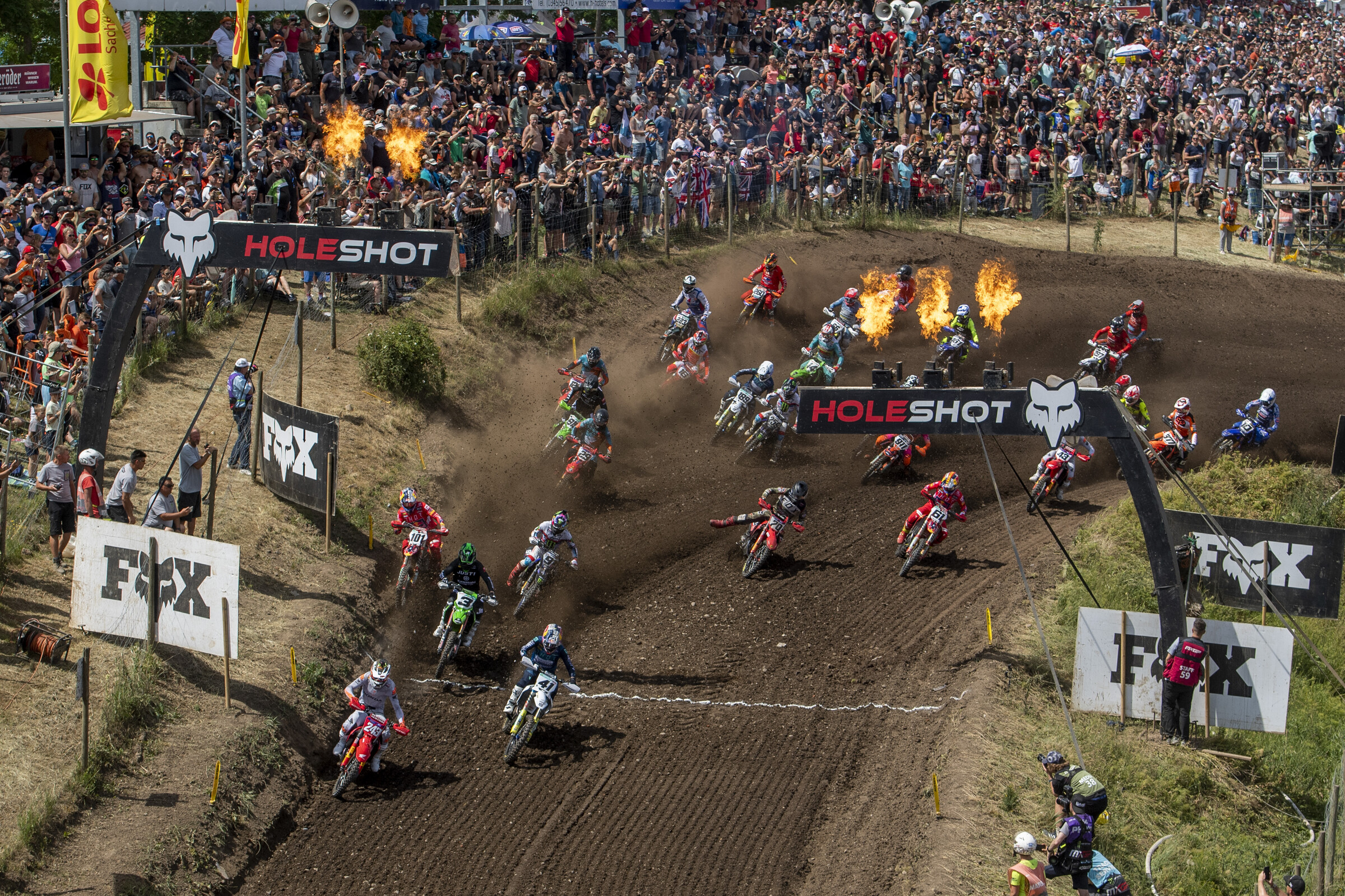 The MXGP class start at the MXGP of Germany.
