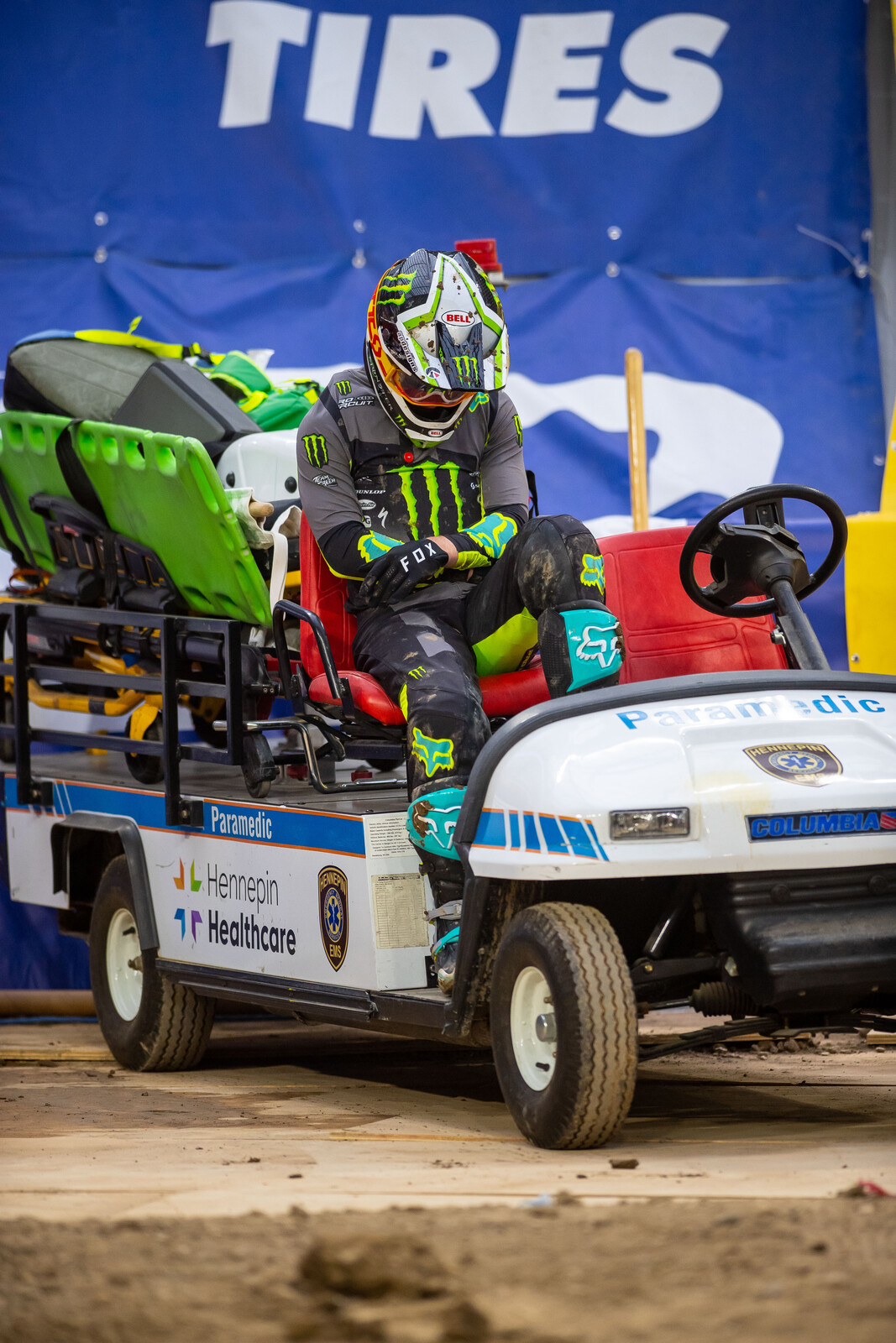 Reynolds broke his hand on press day in Minneapolis.