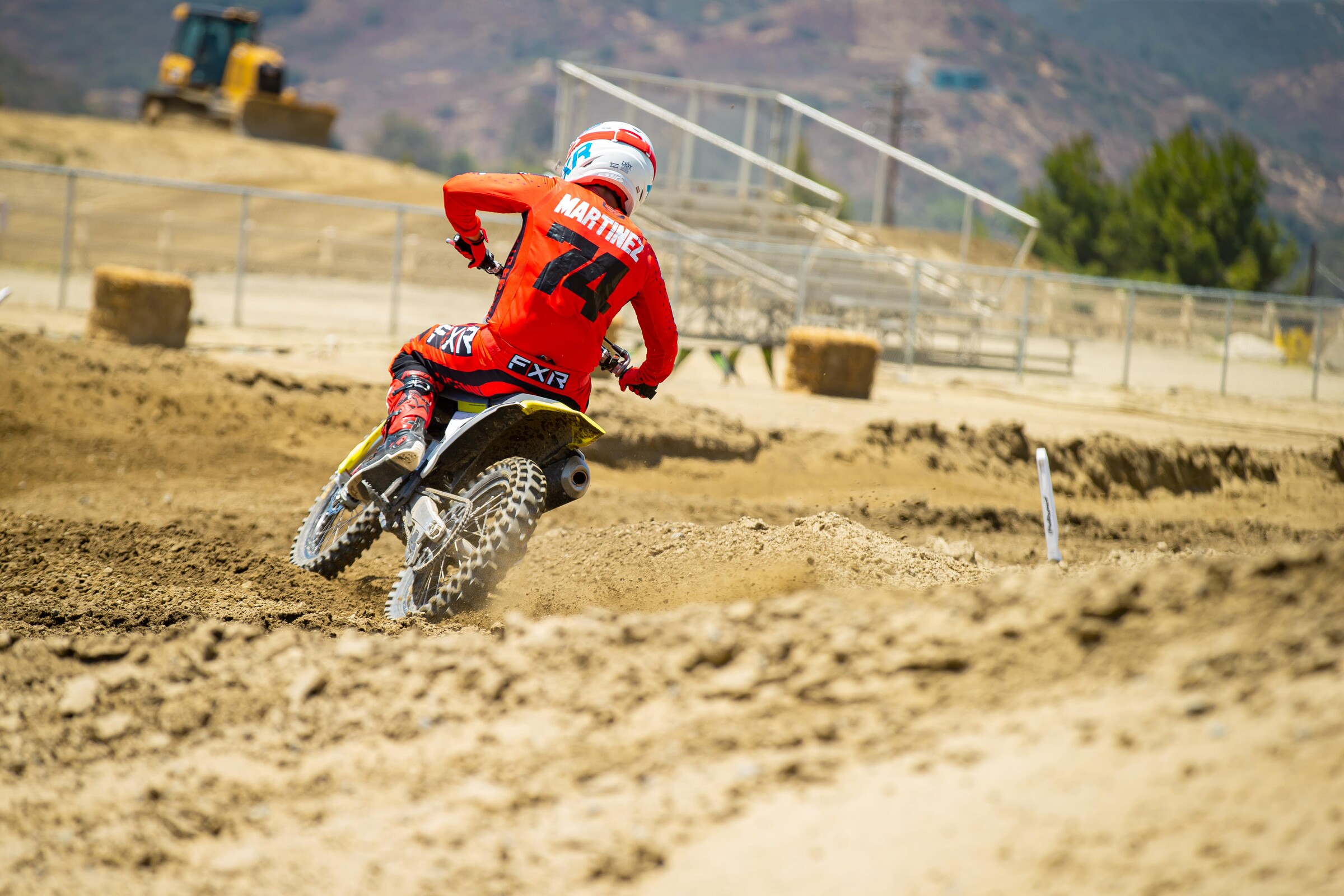 David Martinez on the 2023 Husqvarna FC 250.