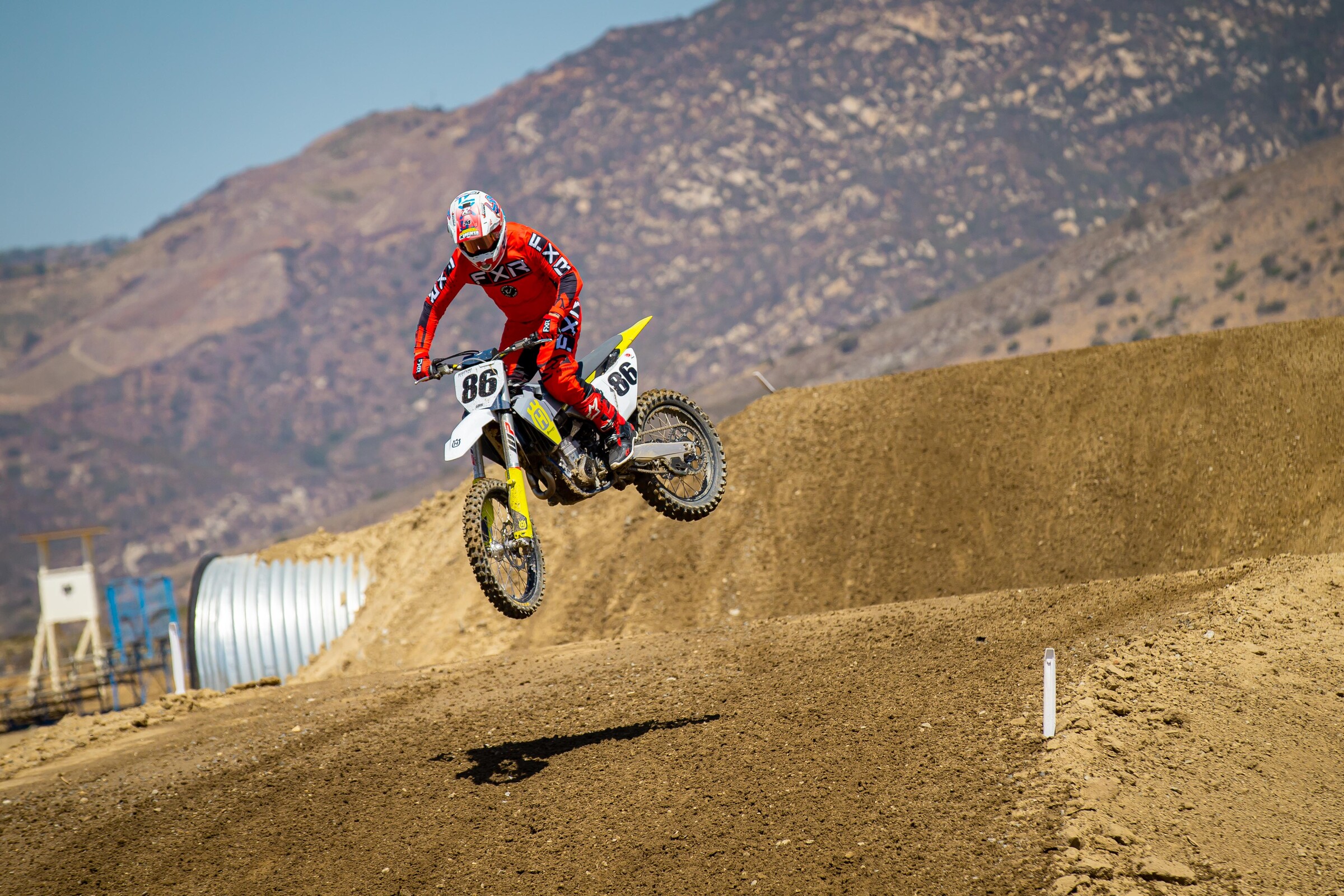David Martinez on the 2023 Husqvarna FC 250.