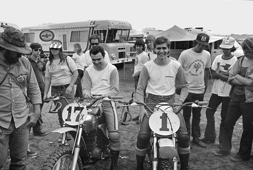 The Jones brothers, Dewayne (left) and Gary (right), in 1973.