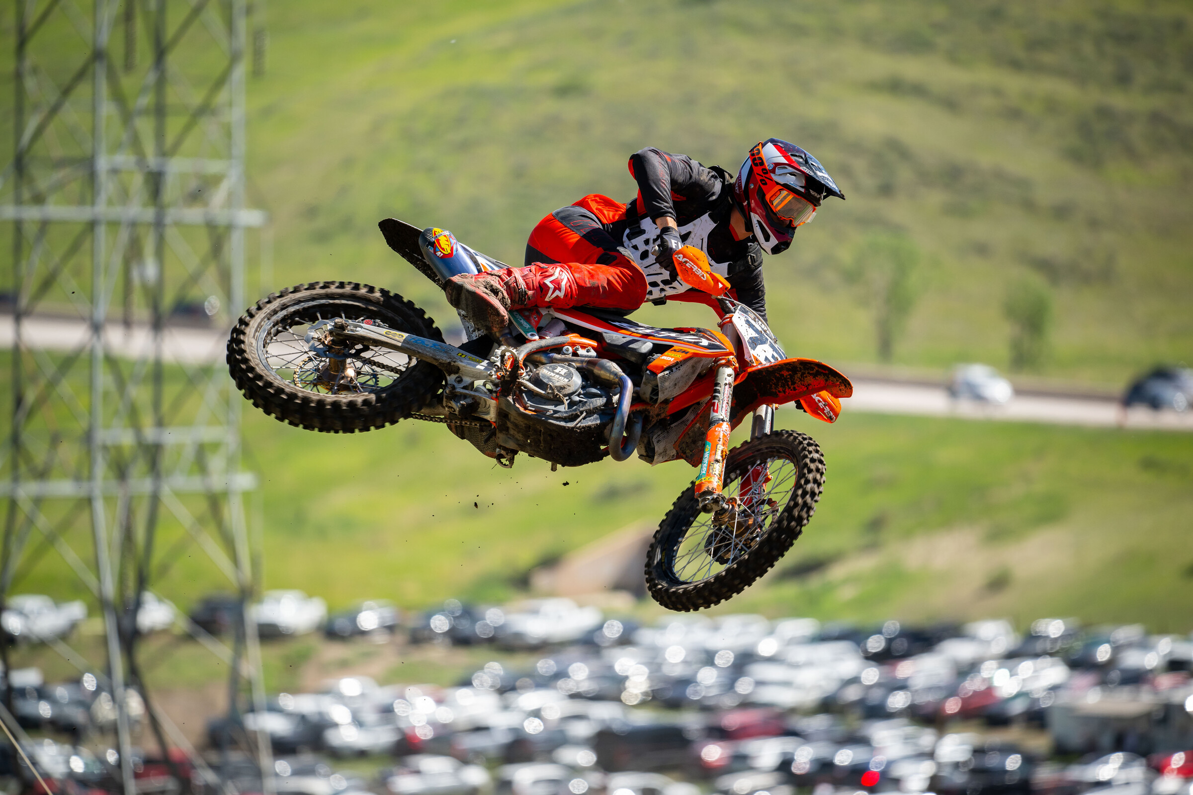 Benny Bloss during qualifying at the Thunder Valley National.