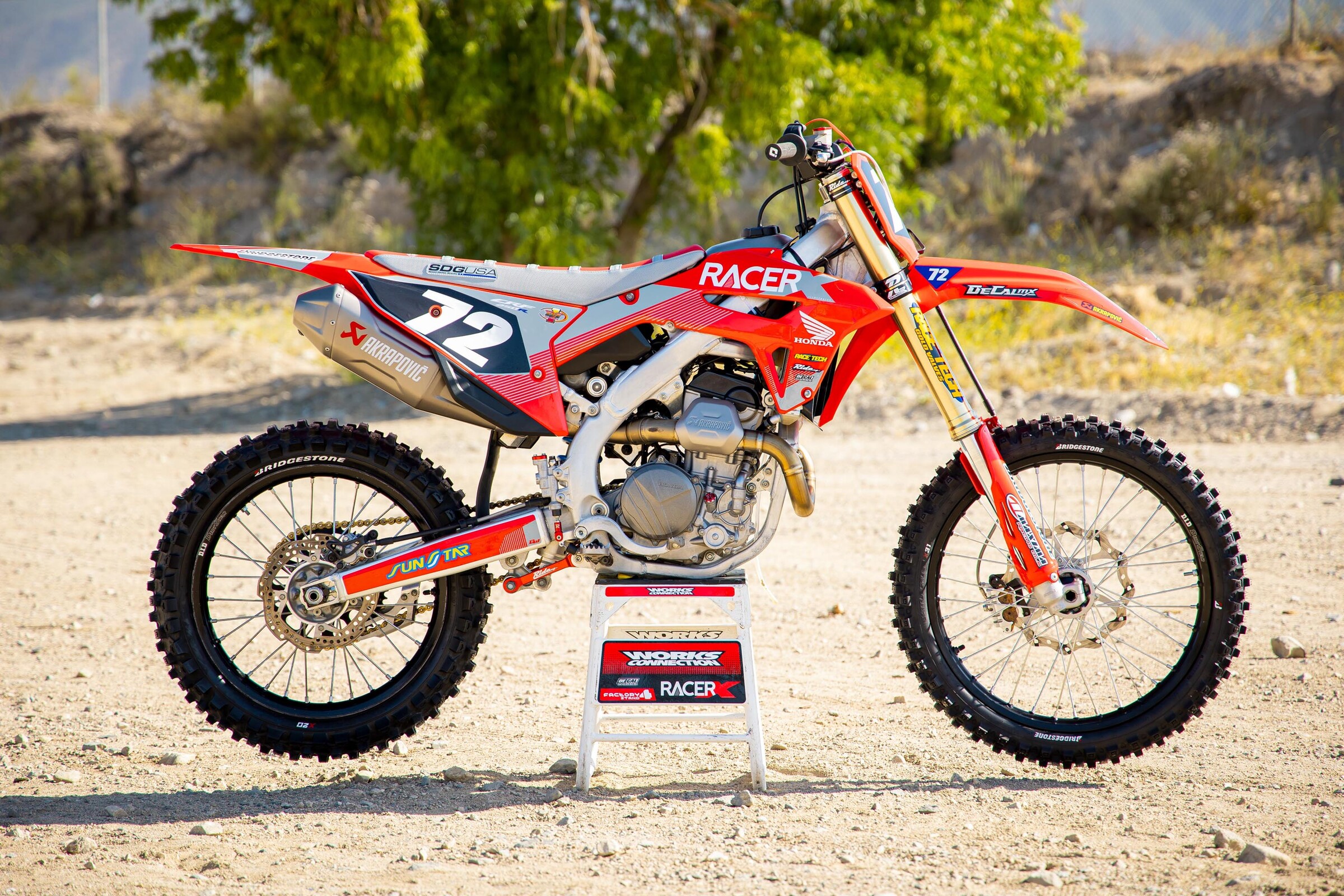 2022 Honda CRF250R Motocross Bike Build Garage Build - Racer X