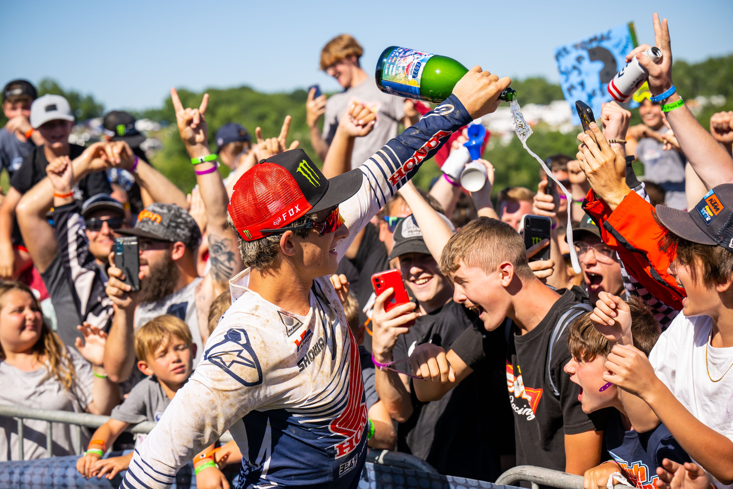 Sexton has finished first or second in seven of the eight motos this year (a fourth in a moto last weekend was his only finish off the podium). He holds a 13-point lead over Tomac in the standings.
