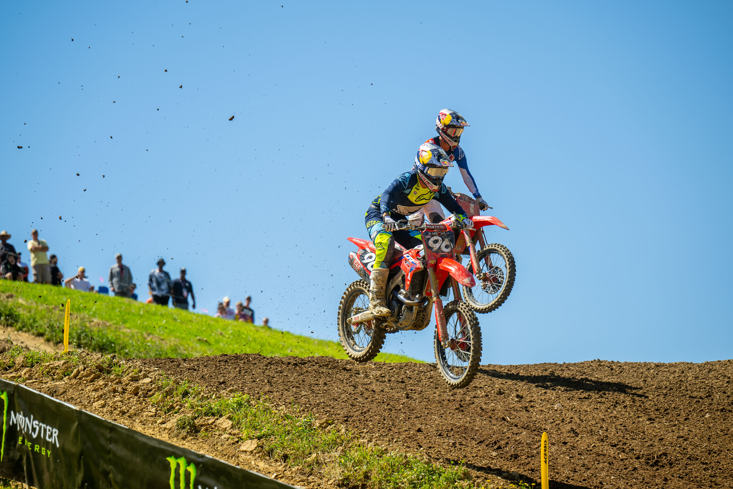 Lawrence brothers battle.