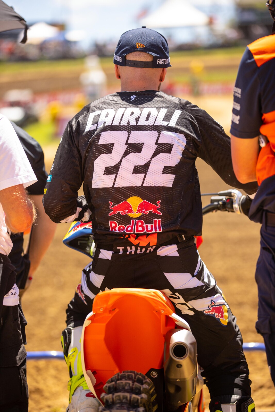Antonio Cairoli with his scoop tire.
