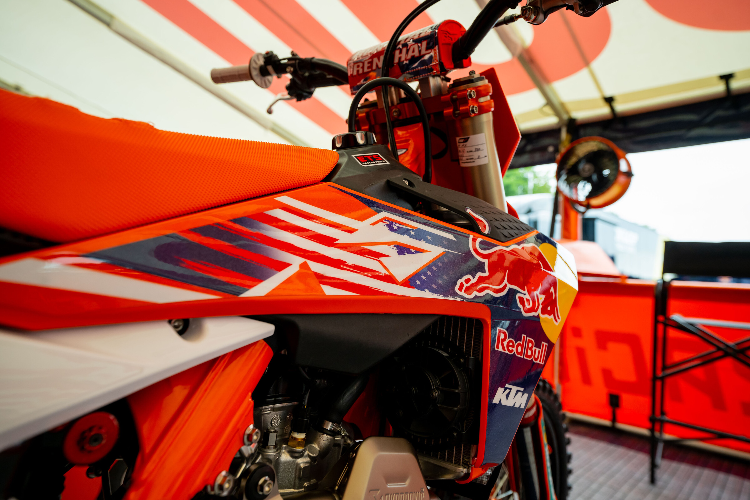 Aaron Plessinger's KTM 450 SX-F.