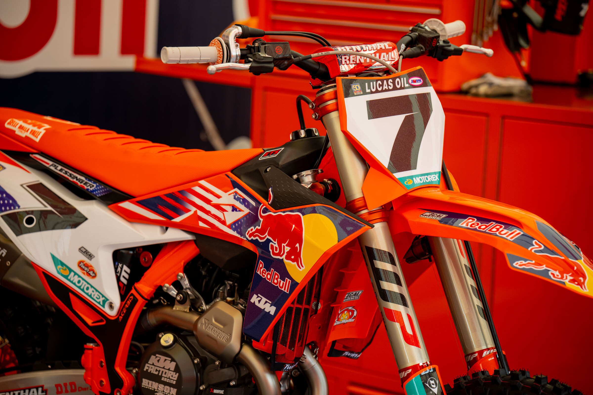 Aaron Plessinger's KTM 450 SX-F.