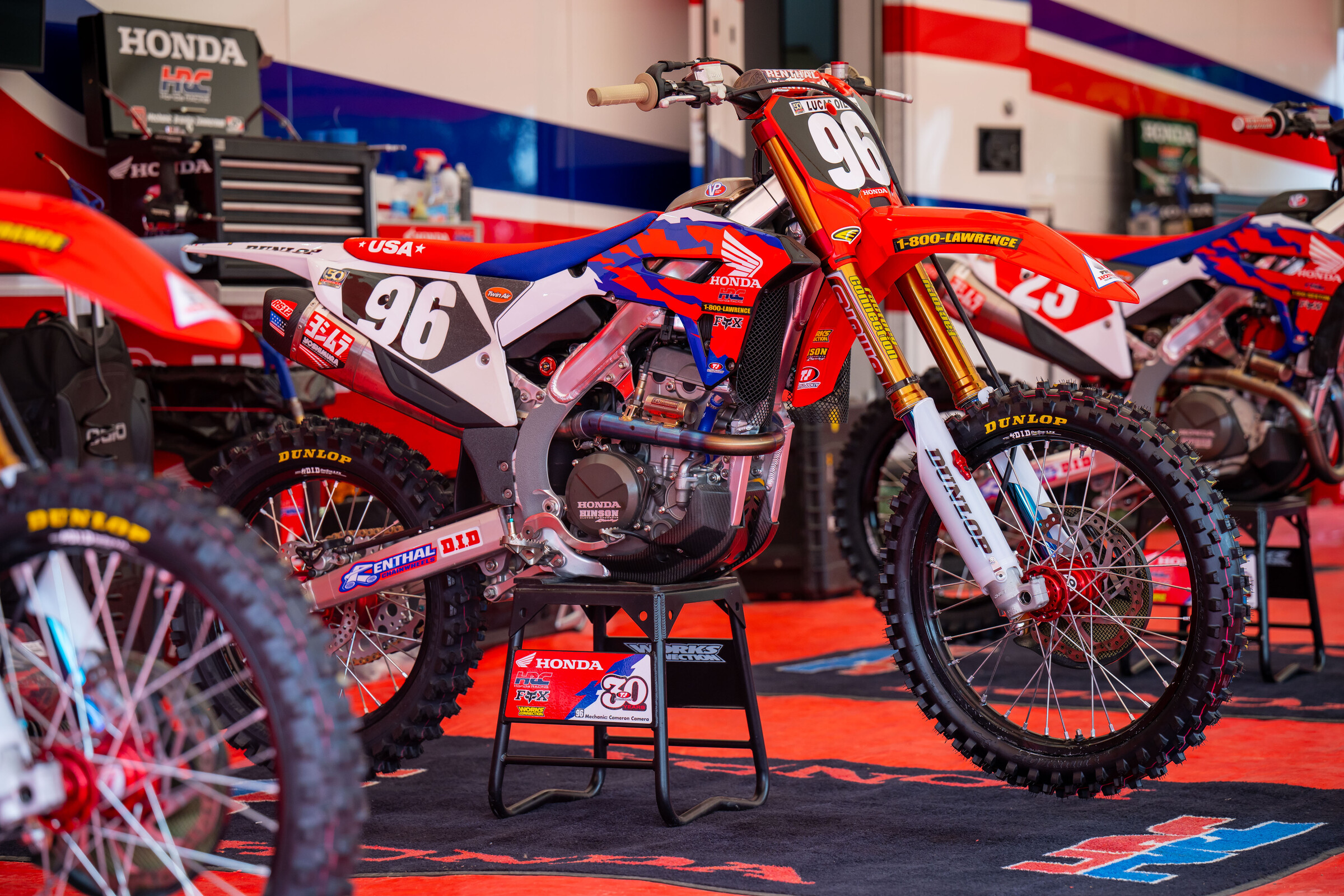 Hunter Lawrence's Honda CRF250R.