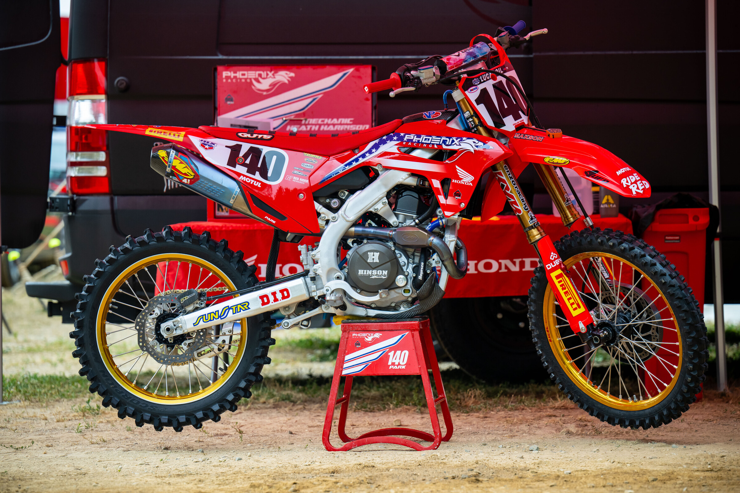 Cullin Park's Honda CRF450R.