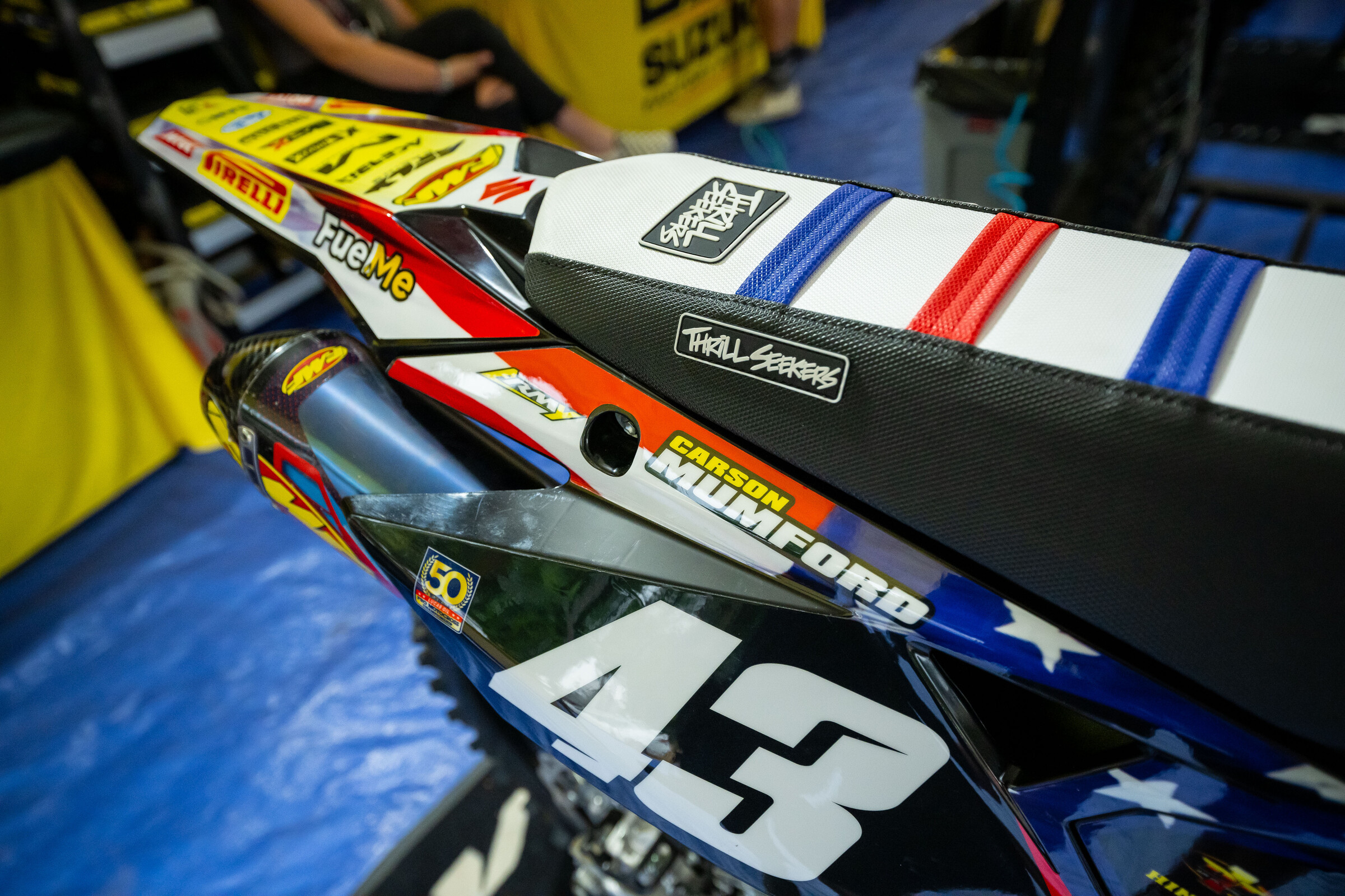 Carson Mumford's Suzuki RMZ-250.