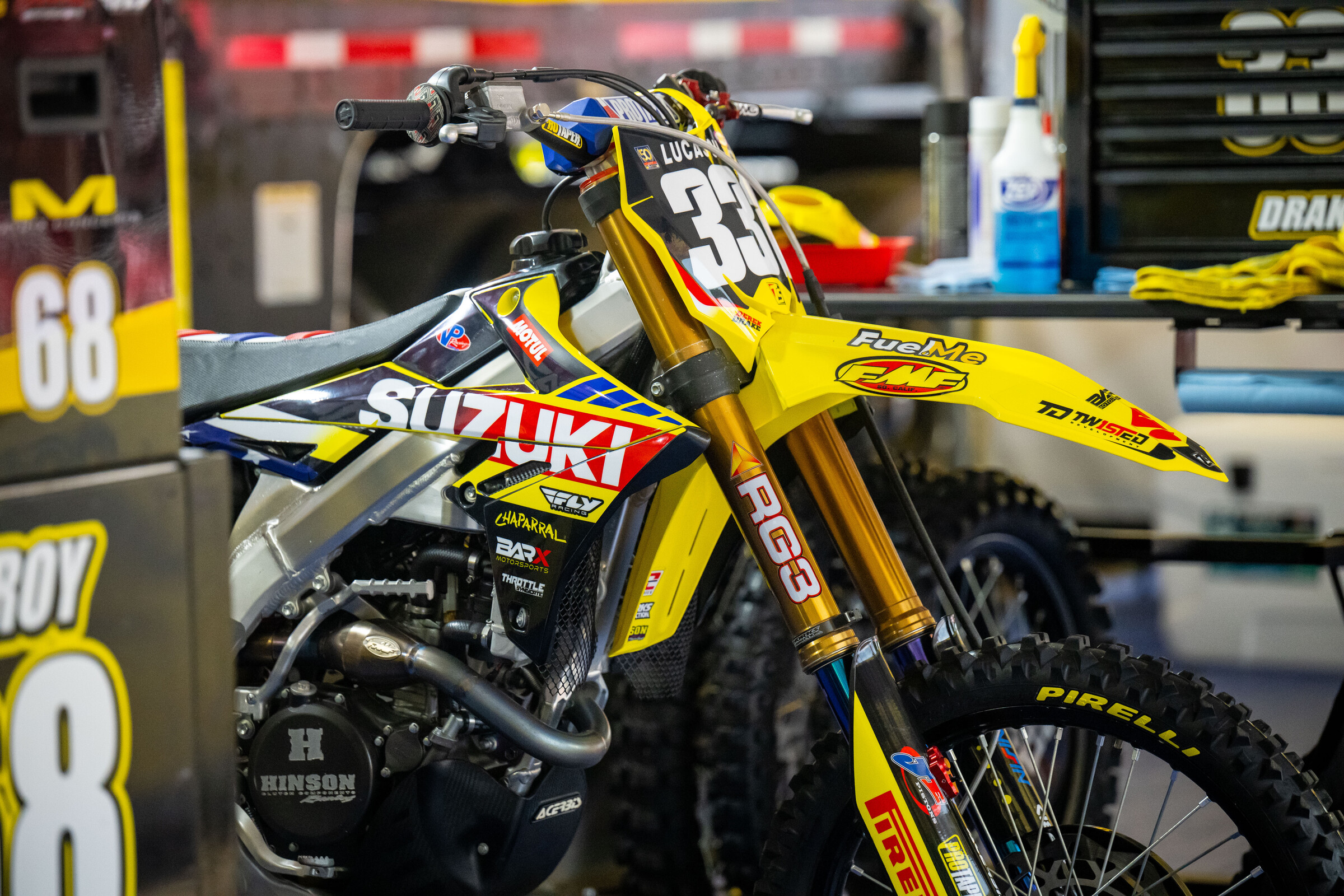 Derek Drake's Suzuki RMZ-250.