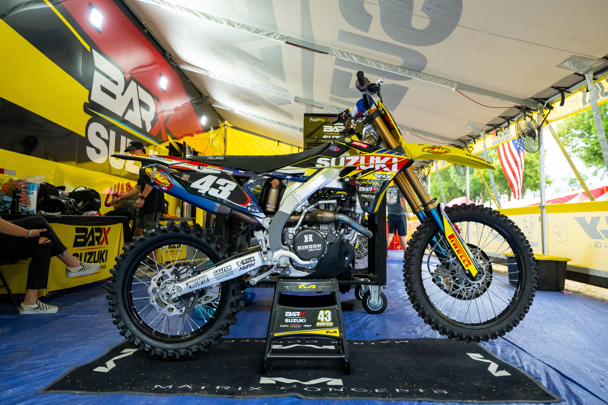 Carson Mumford's Suzuki RMZ-250.