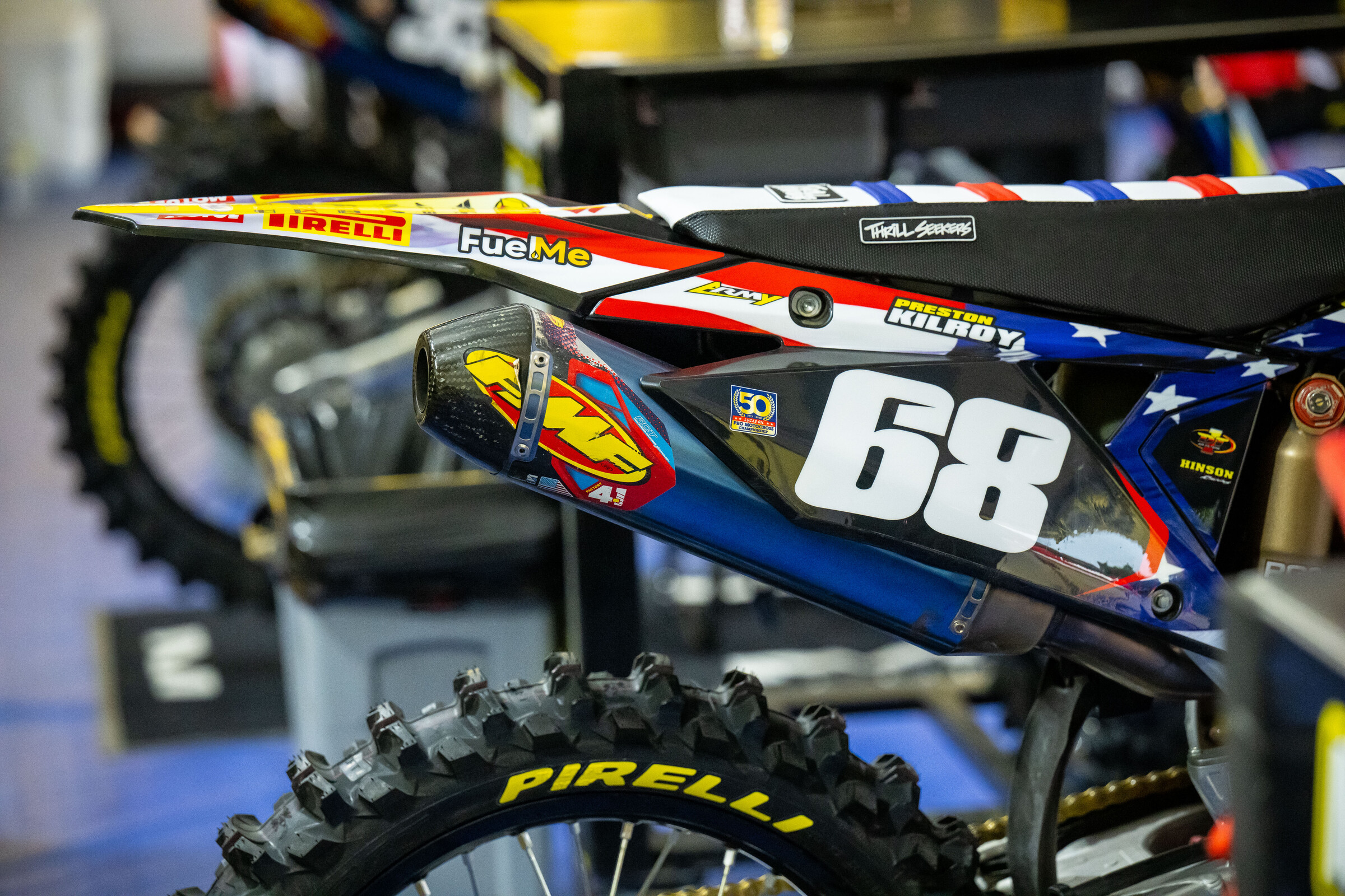 Preston Kilroy's Suzuki RMZ-250.