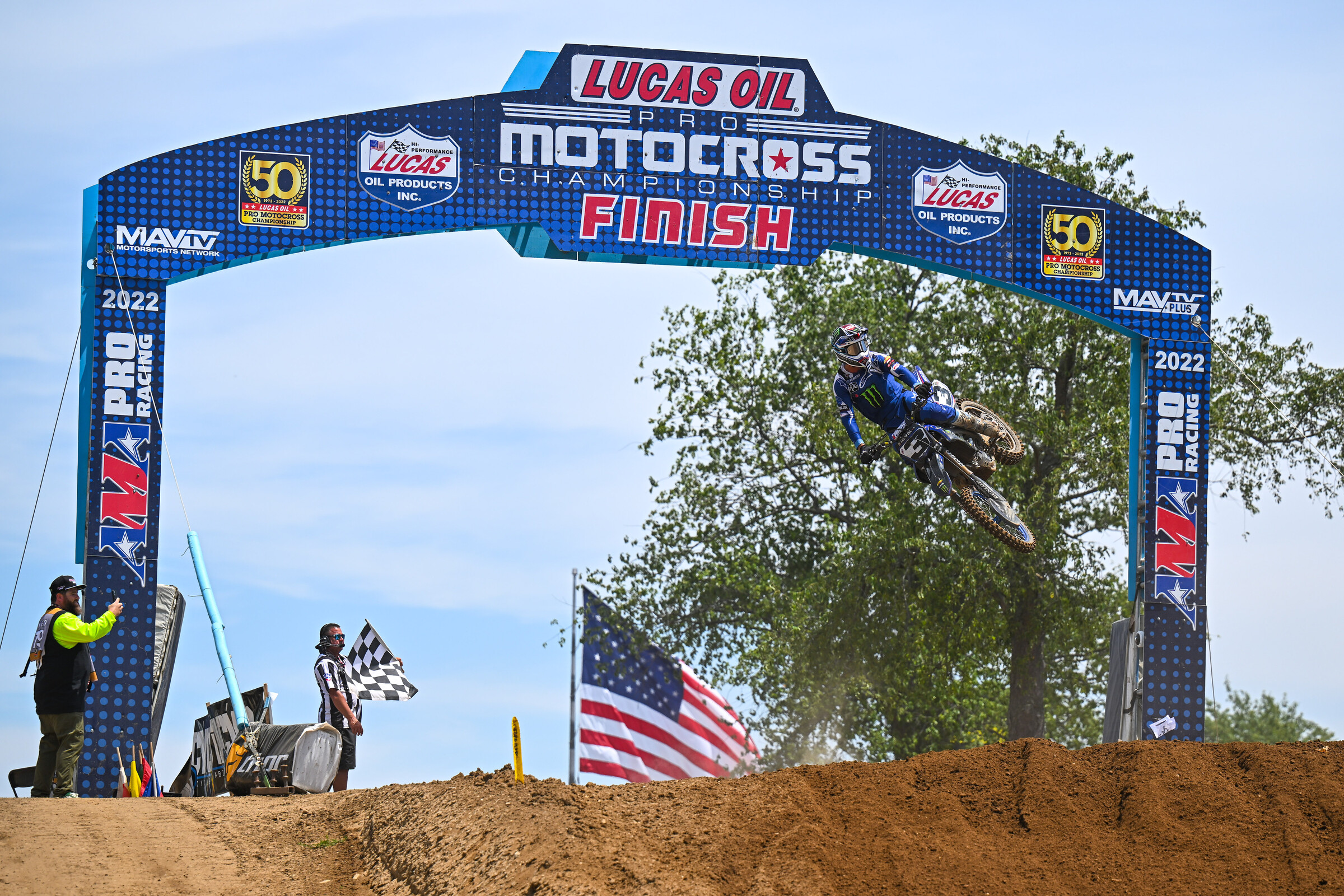 Eli Tomac took home the 450 Moto 1 victory at RedBud.