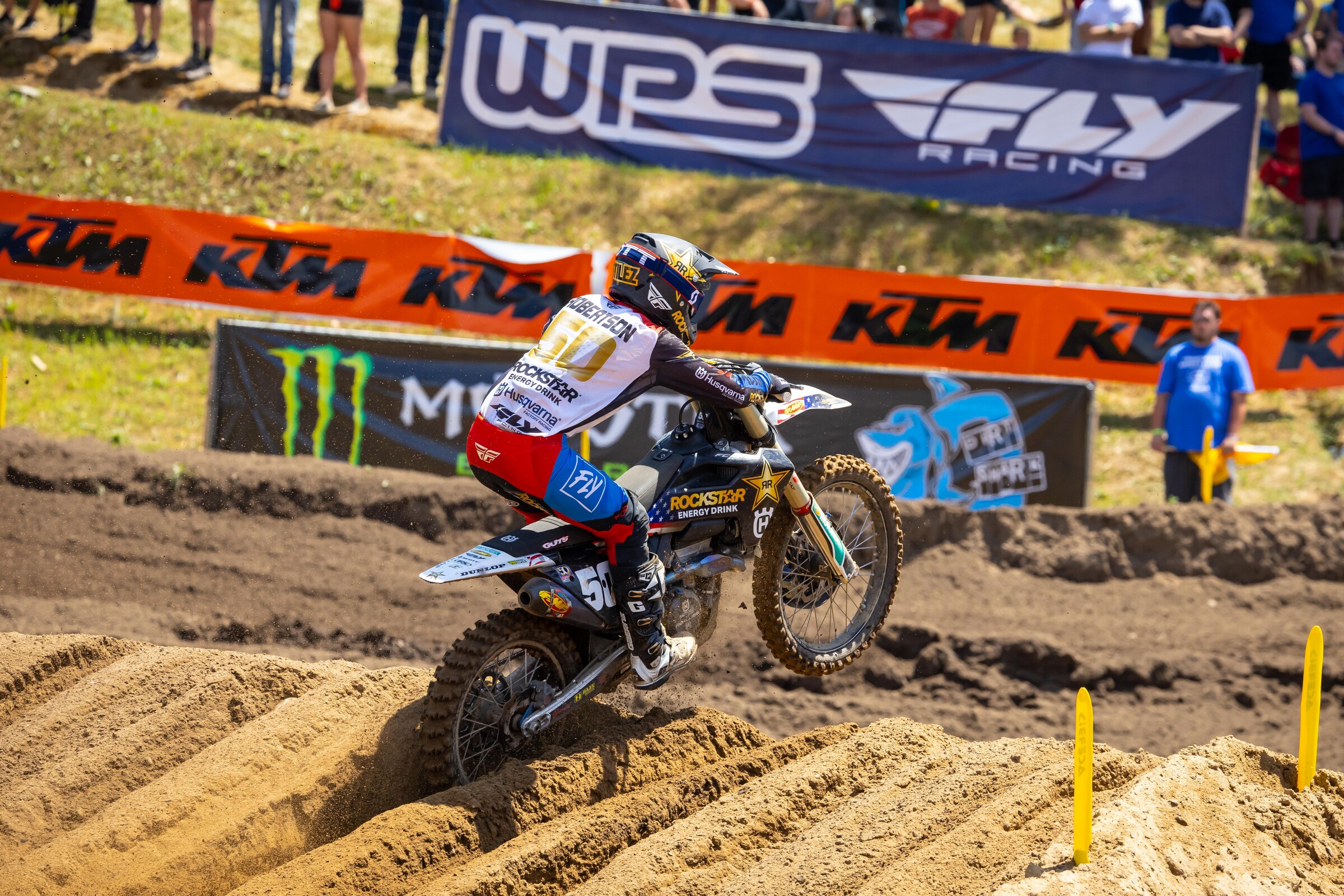 Stilez Robertson liked how rough the track got at RedBud with the 250 class running the last moto of the day.