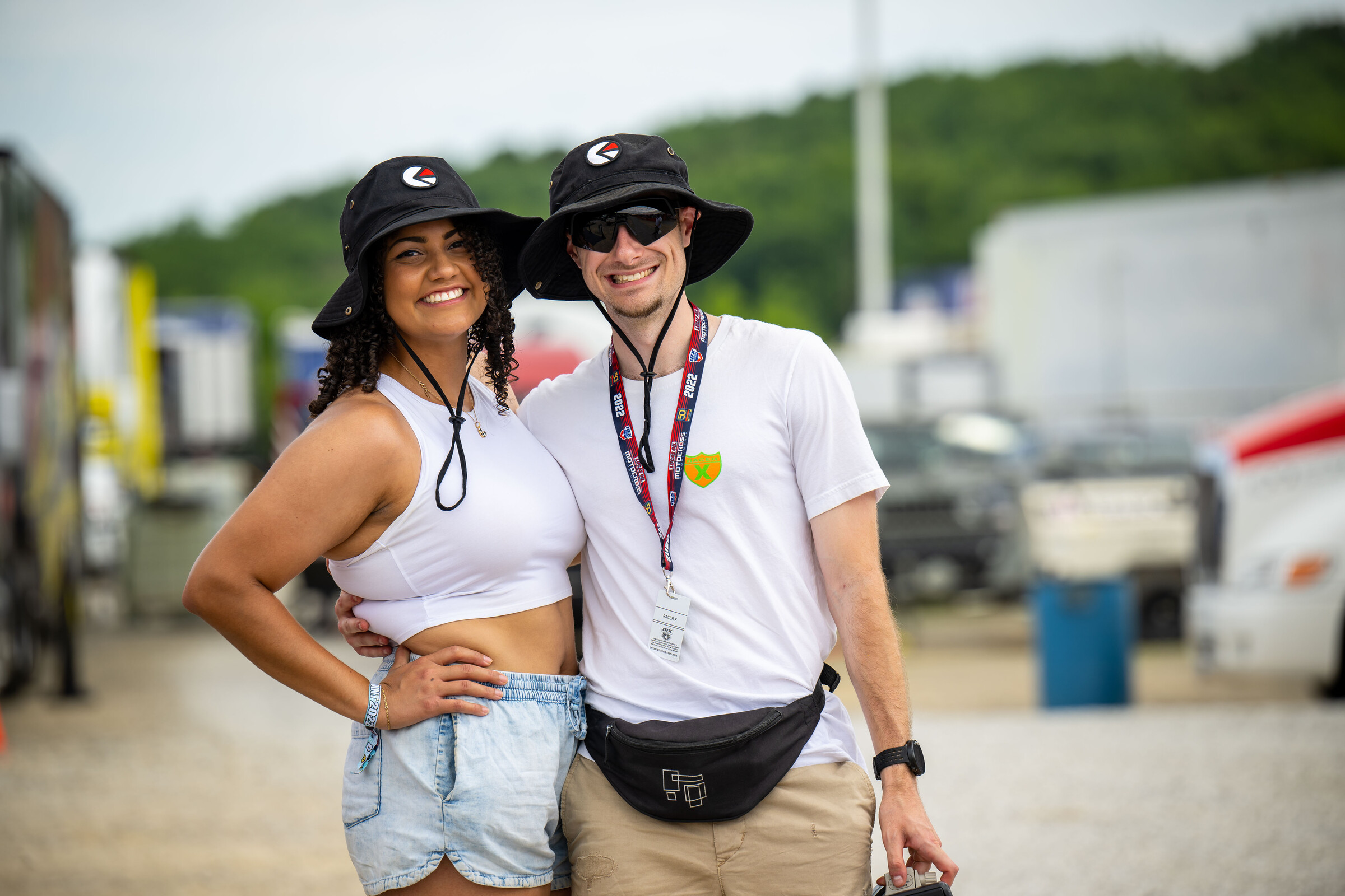 Caity and Mitch are a  matching couple.