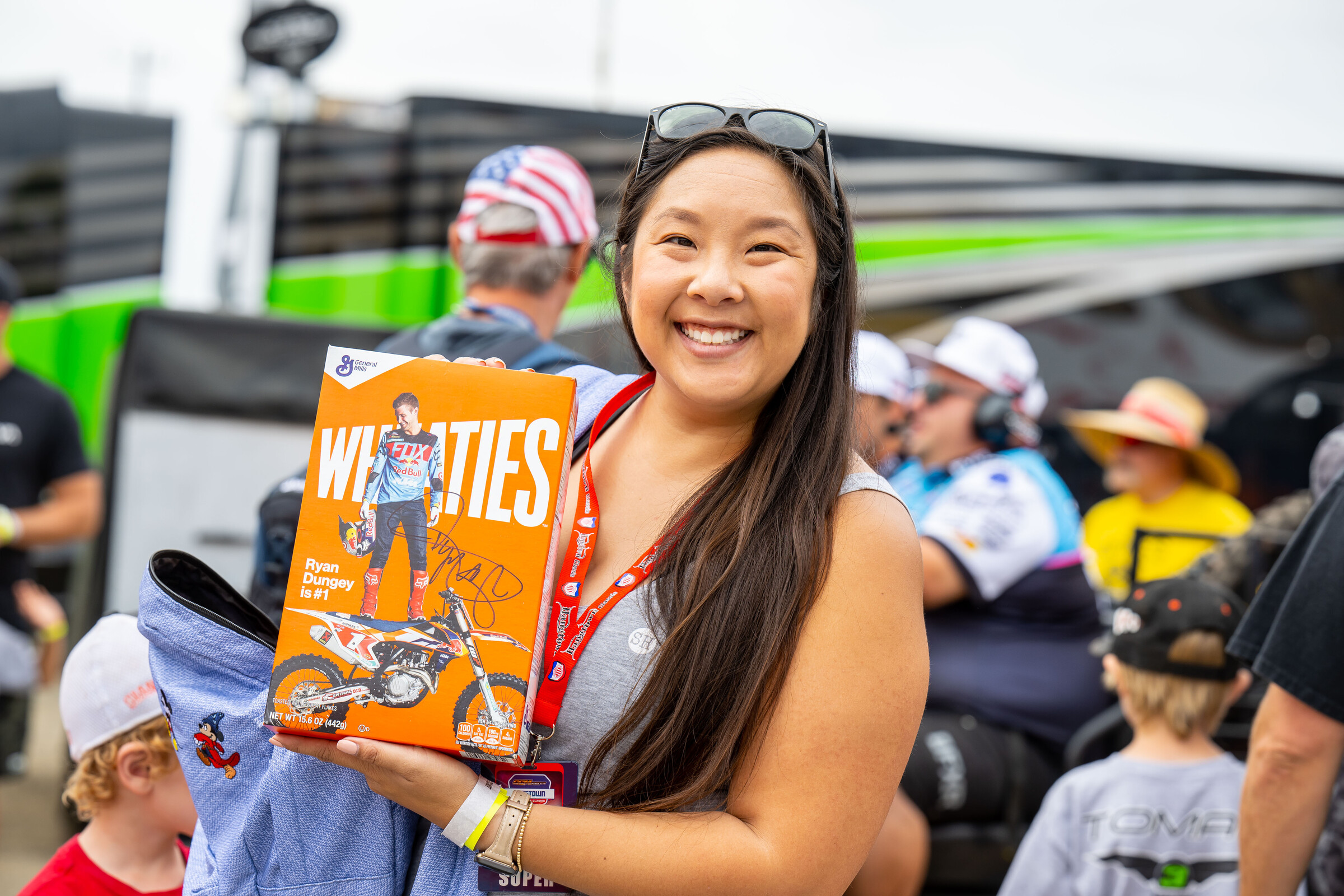 The Wheaties cereal boxes are back too!