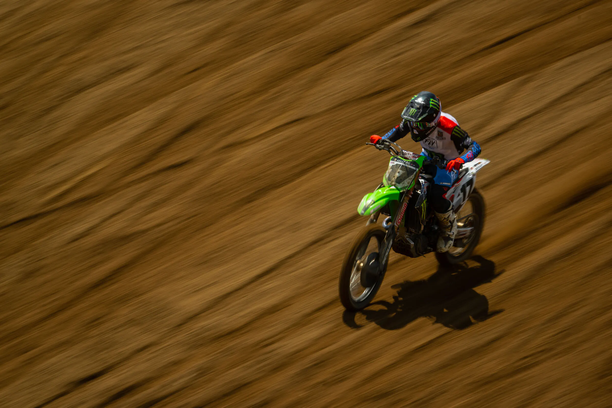 Joey Savatgy's podium in the first moto at RedBud was also the first of his 450 class career.