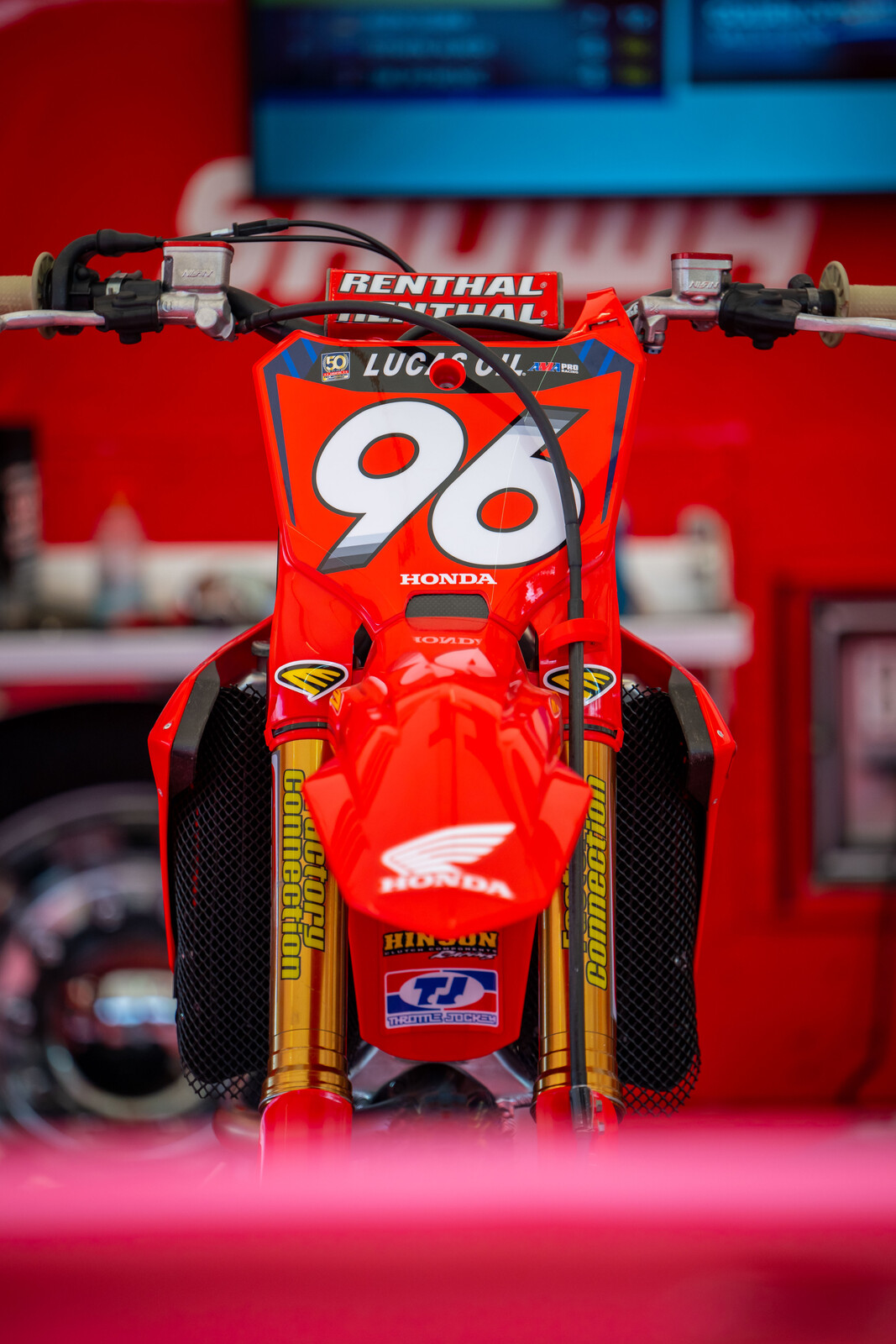 Hunter Lawrence has the points lead in the Lucas Oil AMA Pro Motocross Championship for the first time in his career.