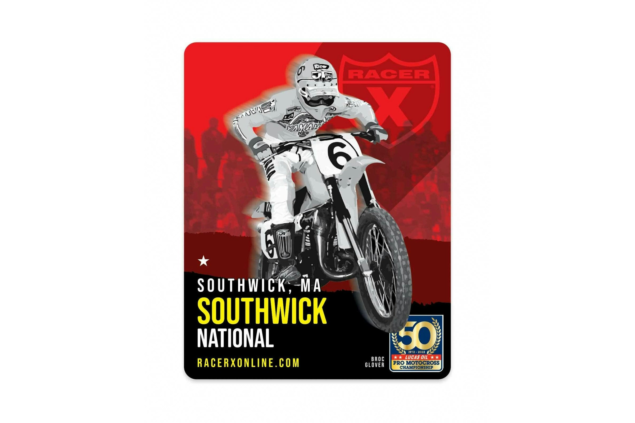 Get Your Southwick National Sticker at the Racer X Booth Saturday