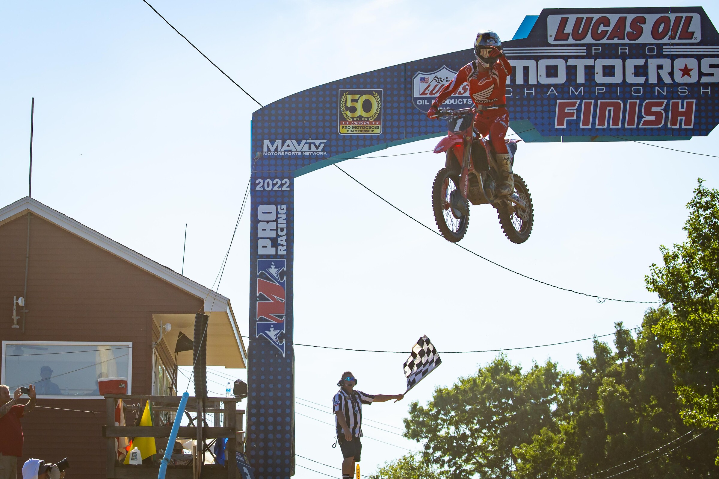 Jett Lawrence claimed his fifth overall win at round six.