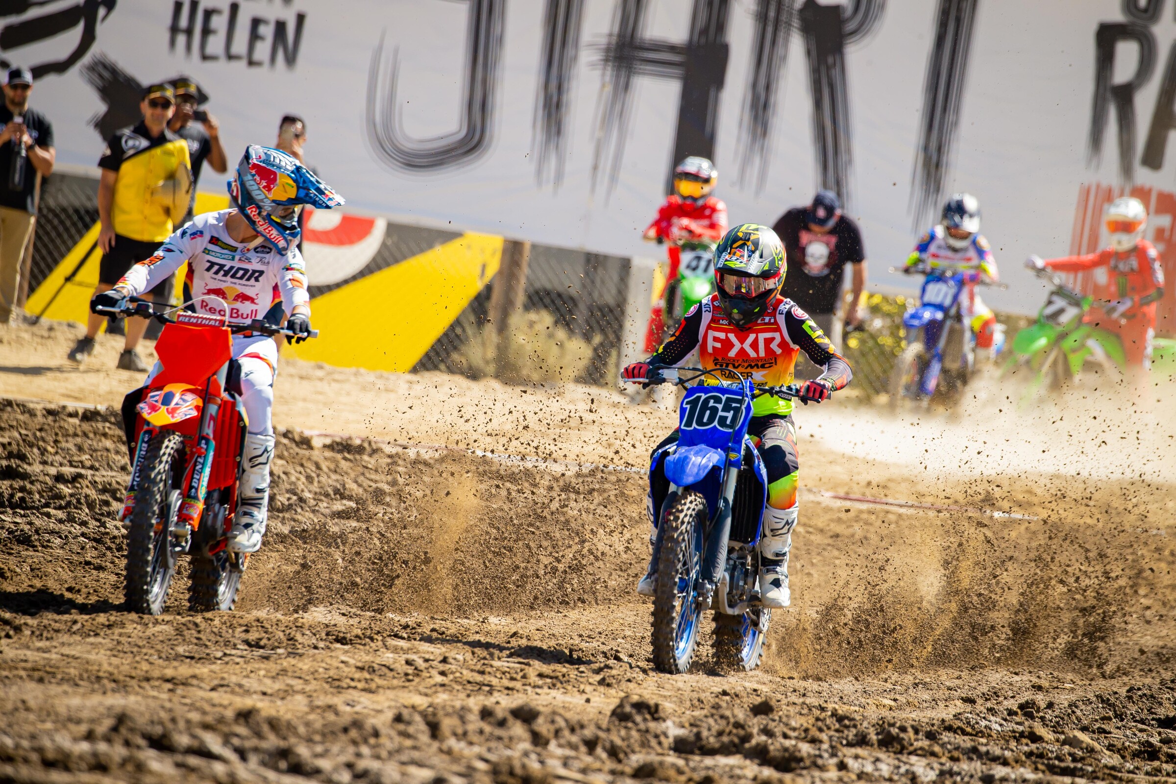 Marvin Musquin and Kris Keefer