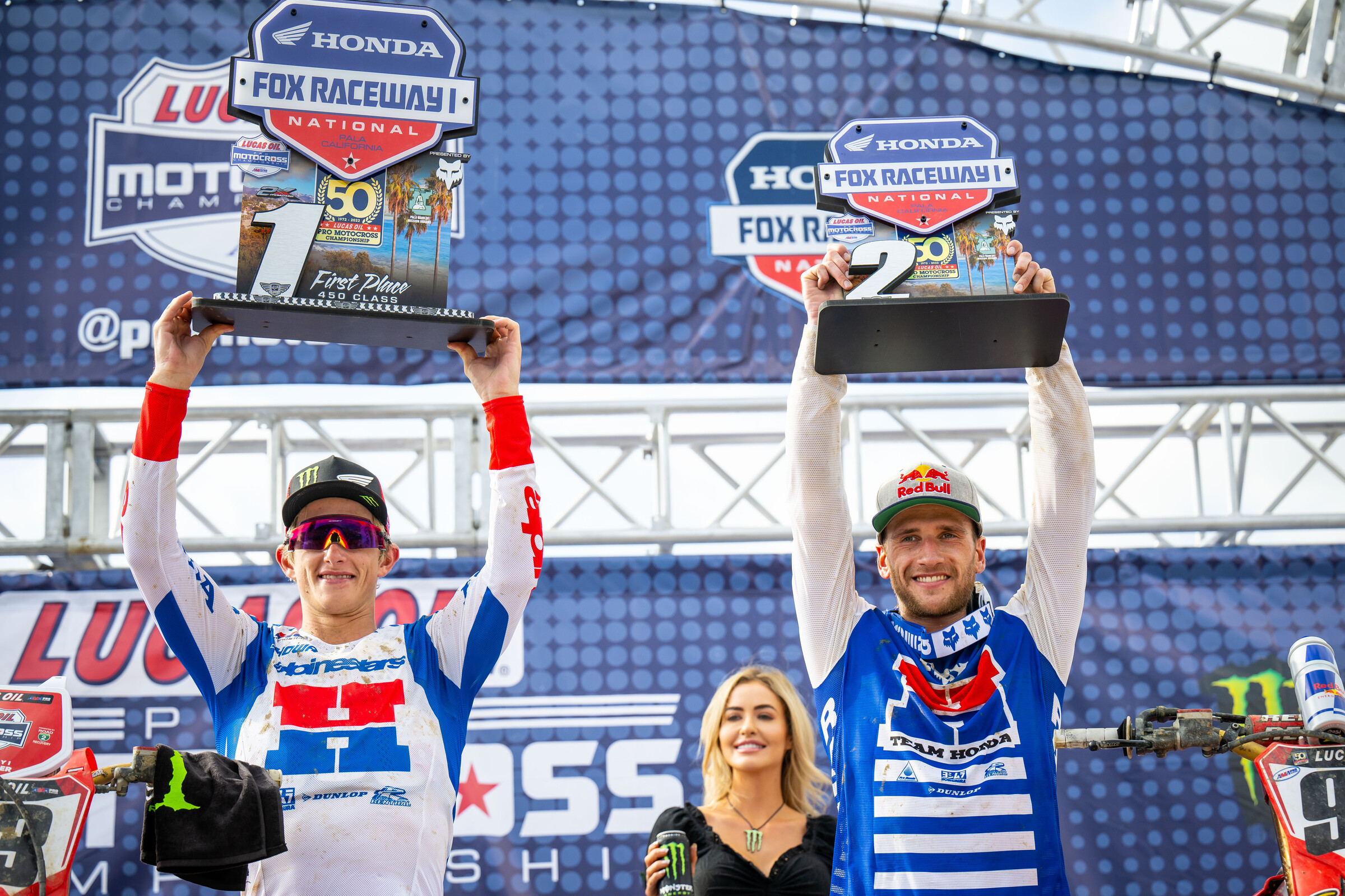 Sexton and Roczen finished first and second overall at the opener.