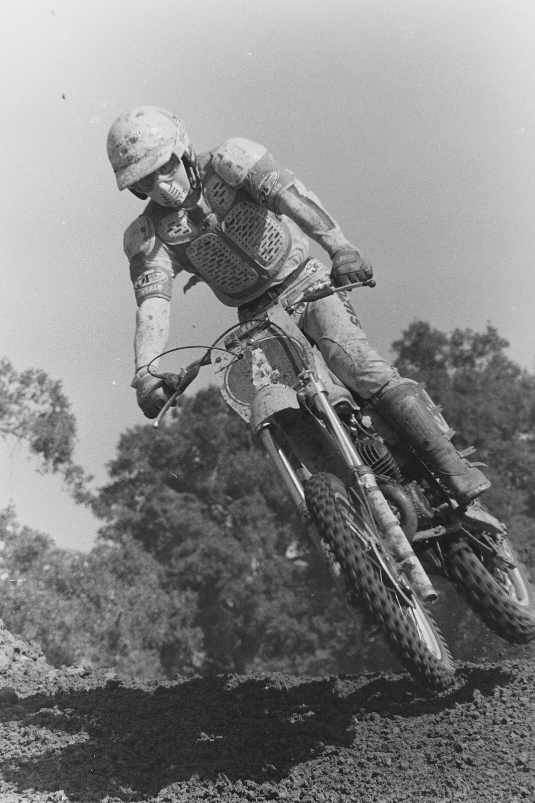Kent Howerton in 1980. Howerton claimed the premier class Pro Motocross title in 1980 (with six overall wins) and 1981 (with five overall wins).
