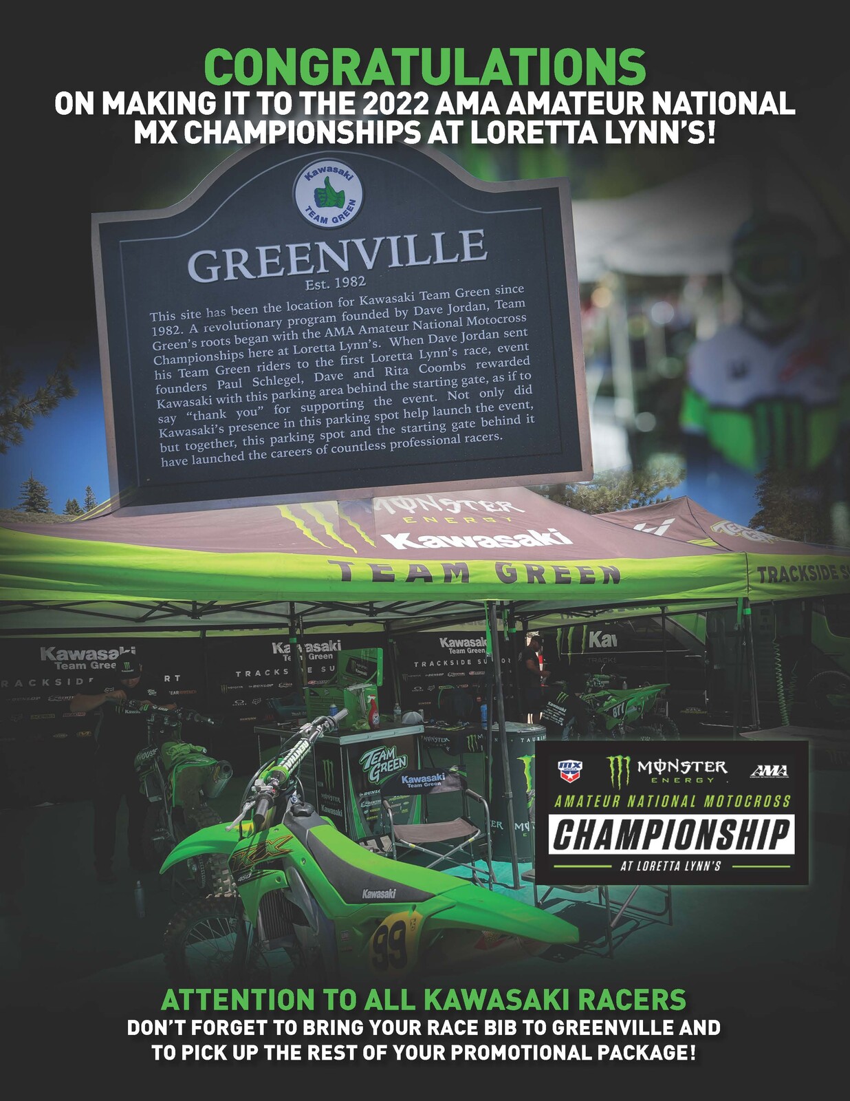 Kawasaki Team Green™ Congratulates