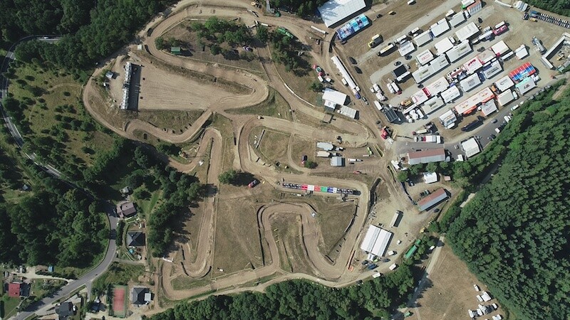 The 2022 MXGP of Czech Republic layout.