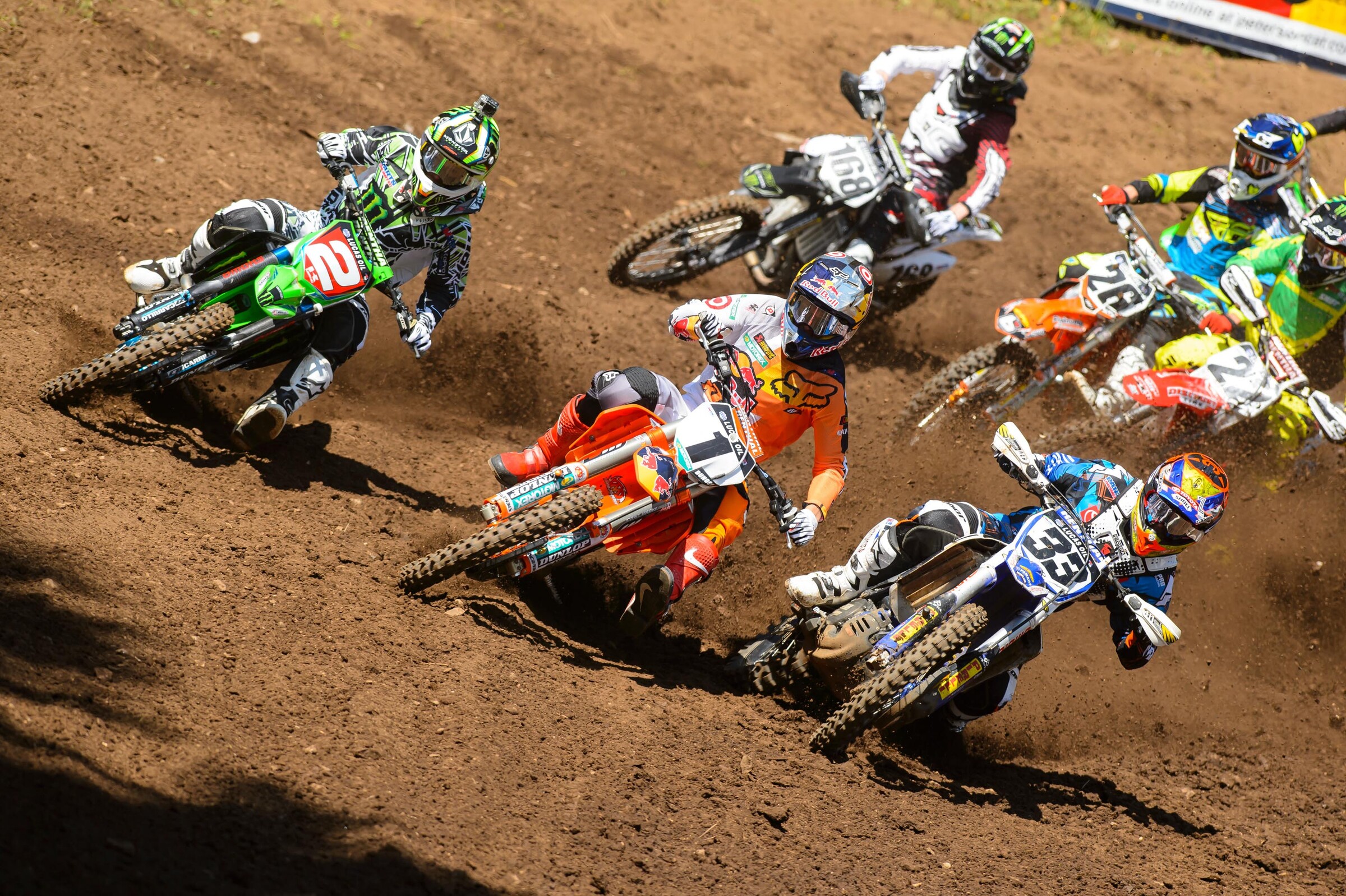 Ryan Villopoto and Ryan Dungey in 2013.