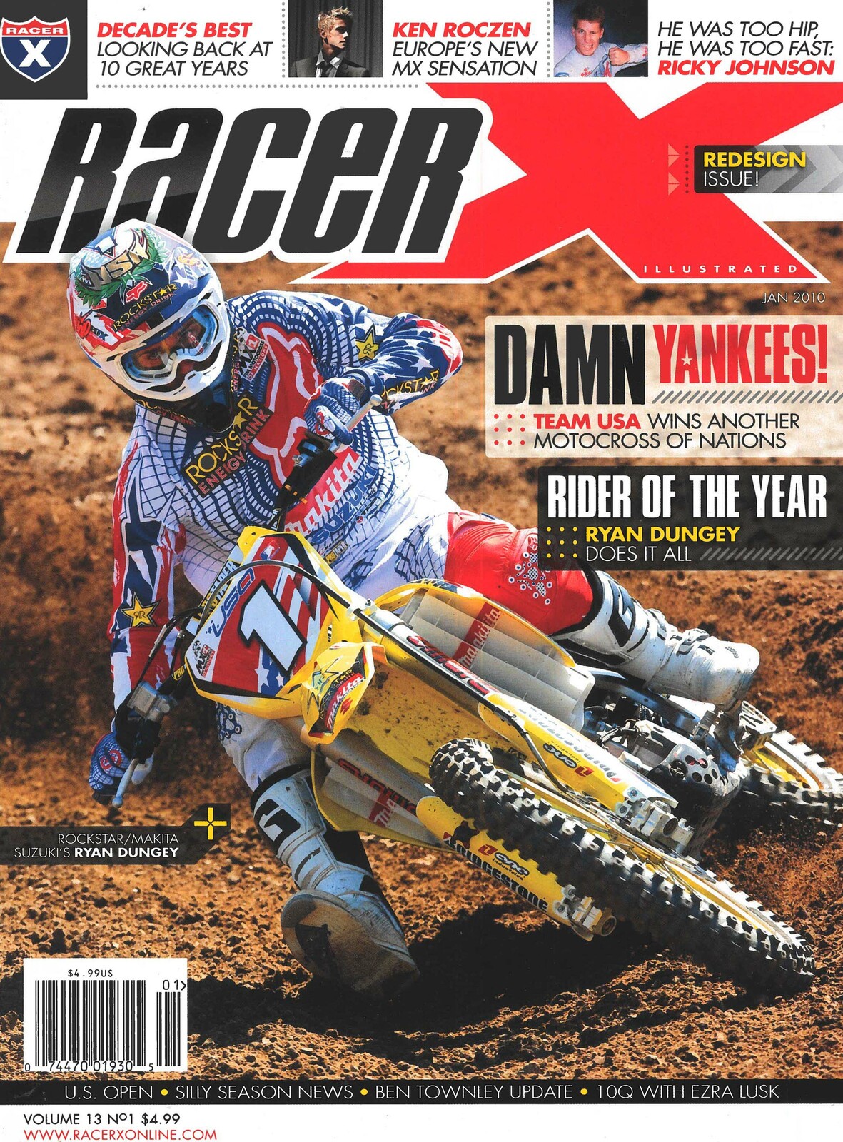 Ryan Dungey's Racer X Illustrated Magazine Covers Throughout Career ...