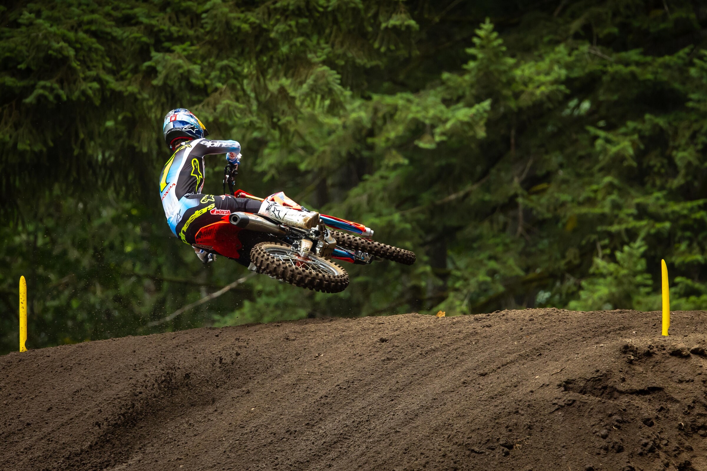 Jett Lawrence has won seven of the eight overalls this year in the 250 class.