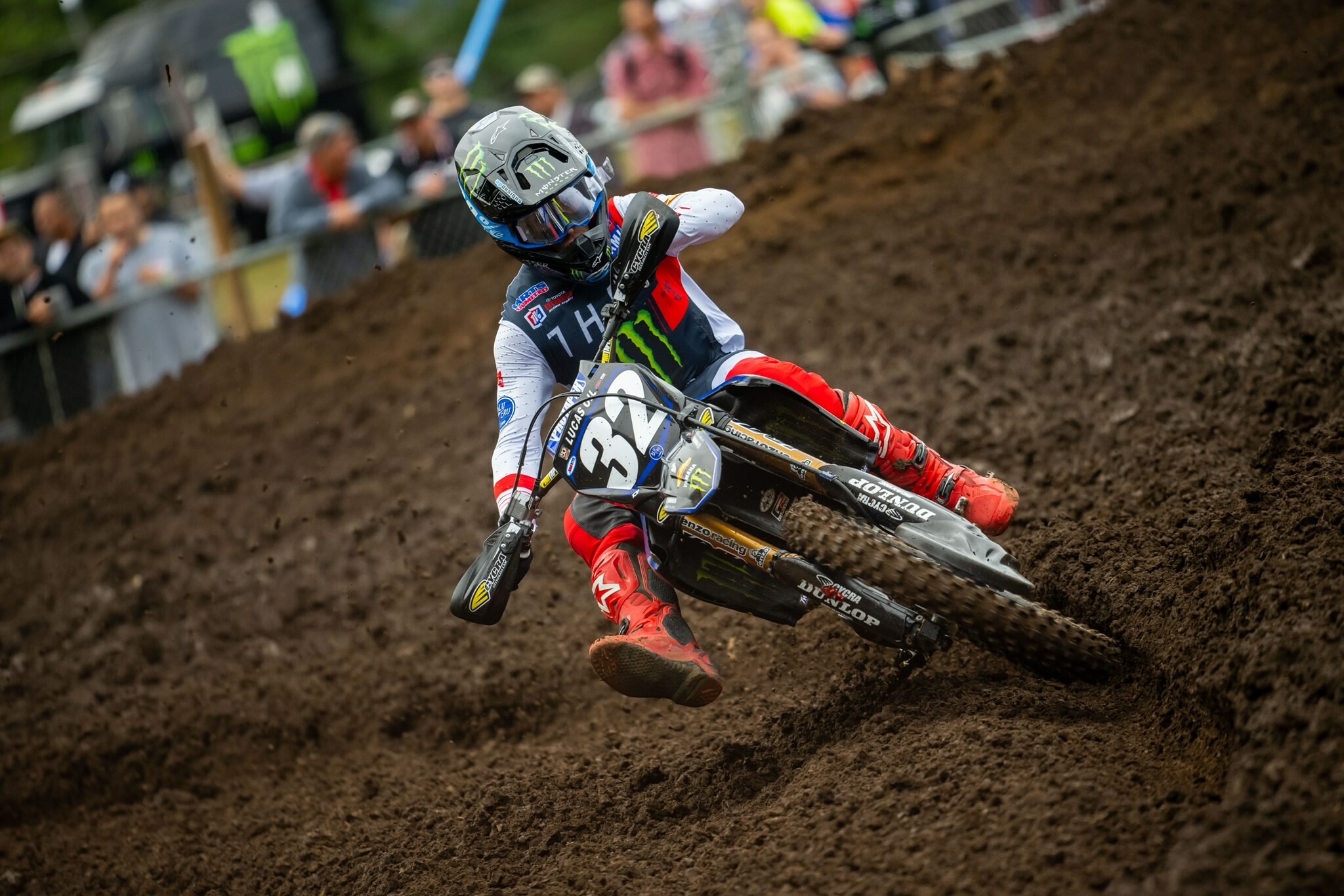 Justin Cooper picked up his first moto win since Hangtown last year.